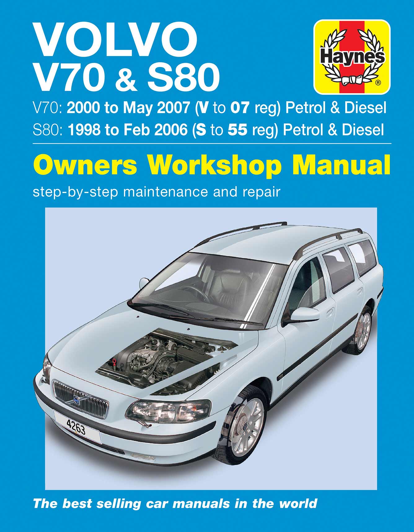Volvo V70 / S80 Petrol & Diesel (1998-2007) Haynes Repair Manual