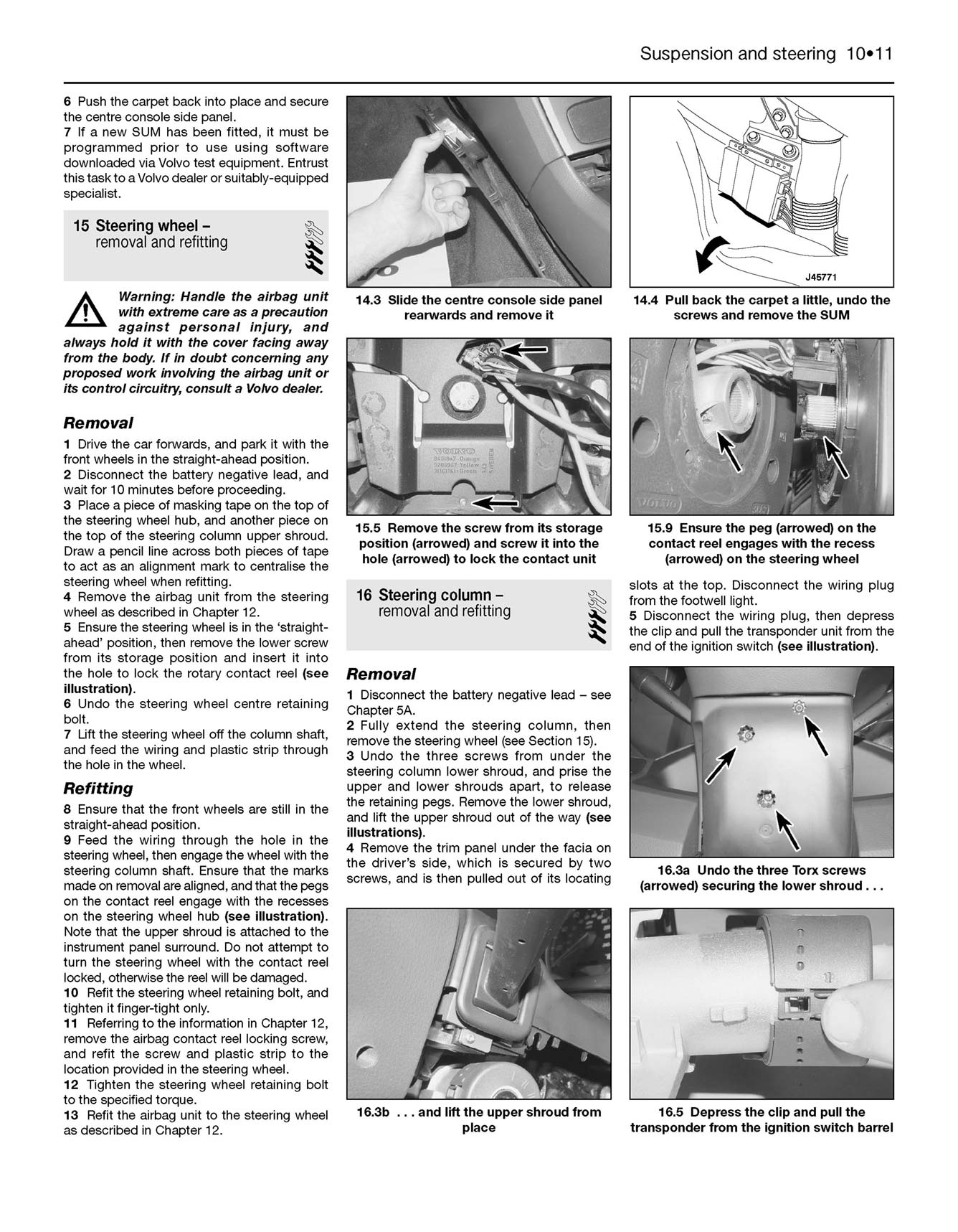 Volvo V70 / S80 Petrol & Diesel (1998-2007) Haynes Repair Manual