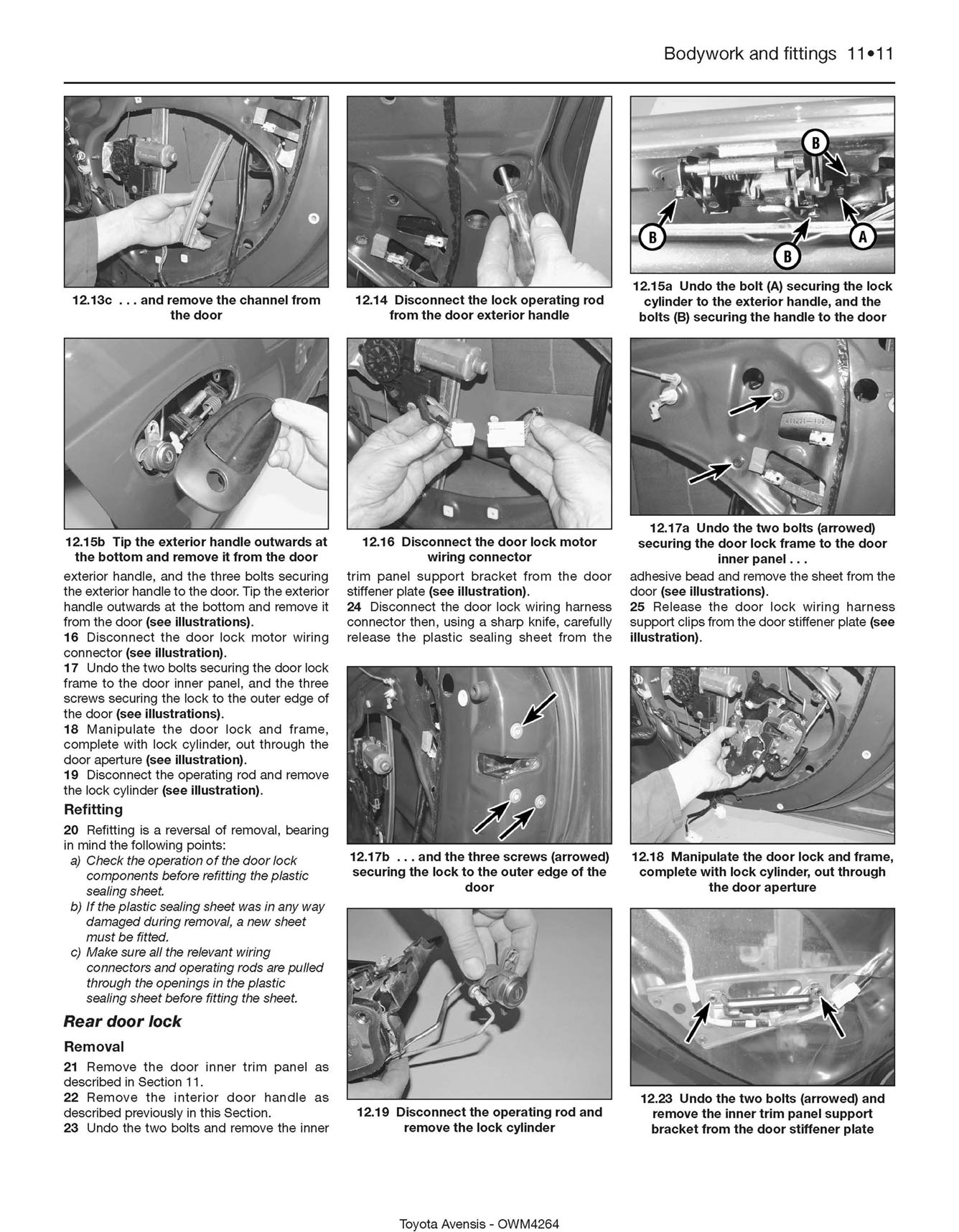 Toyota Avensis Petrol (1998-Jan 2003) Haynes Repair Manual