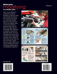 Motorcycle Modifying Haynes Manual Printed Book Back Cover