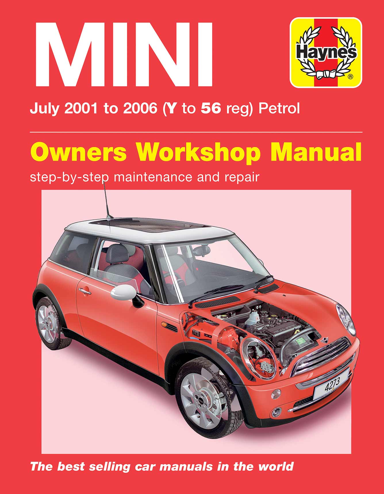MINI Petrol (July 2001-2006) Haynes Repair Manual Printed Book Front Cover