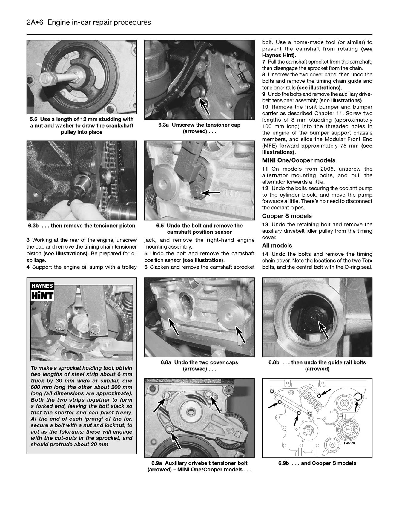 MINI Petrol (July 2001-2006) Haynes Repair Manual