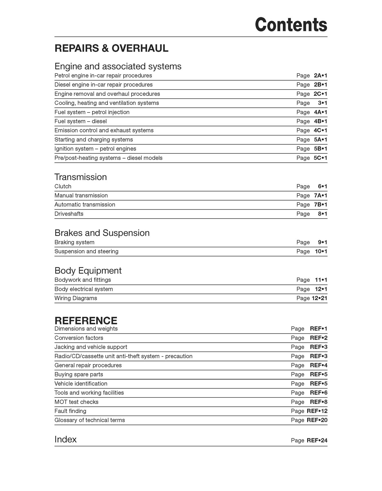Volkswagen Passat Petrol & Diesel (Dec 2000-May 2005) Haynes Repair Manual