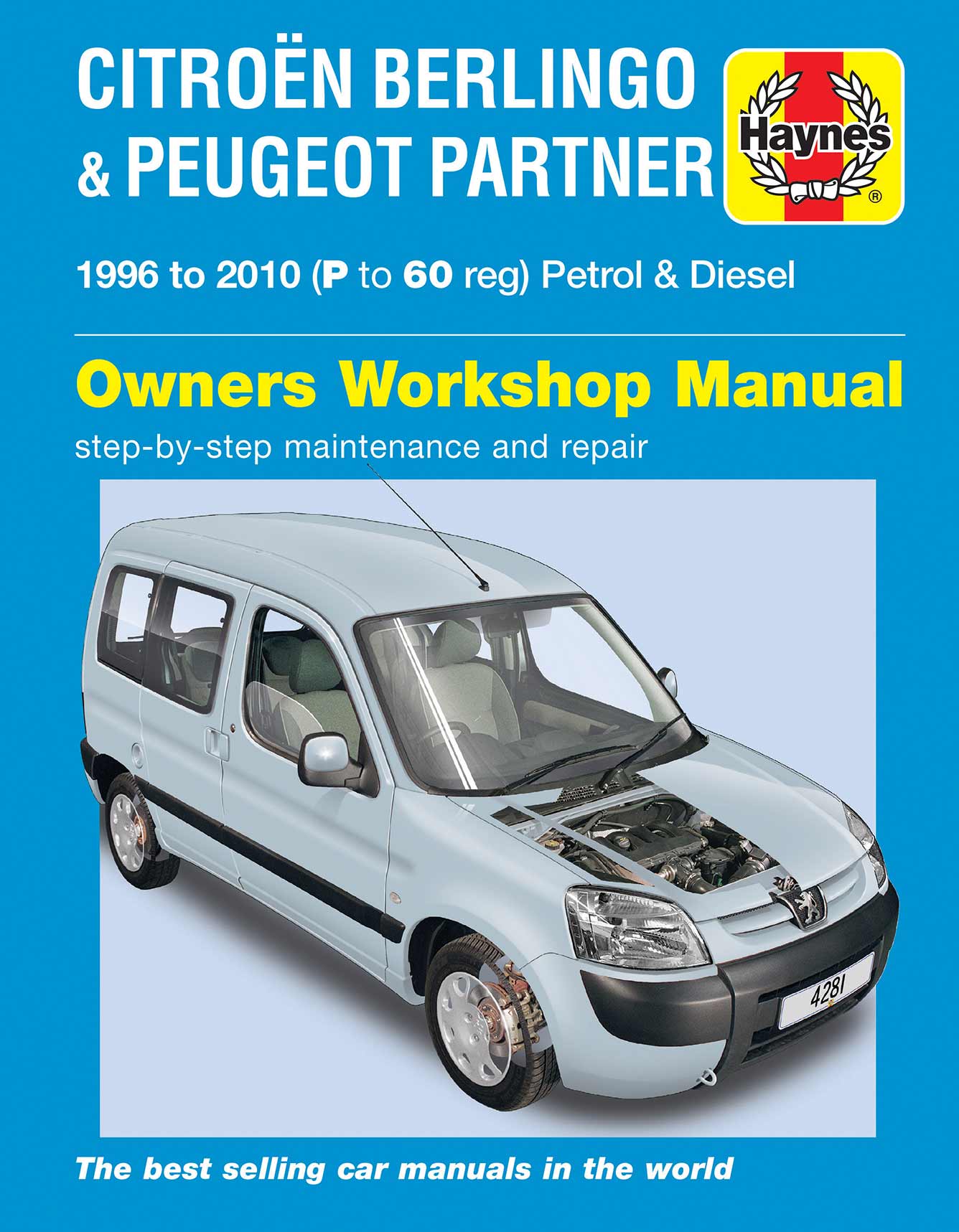 Citroen Berlingo & Peugeot Partner Petrol & Diesel (1996-2010) Haynes Repair Manual
