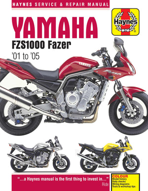 DIY Maintenance & Repair Manuals for Yamaha FZS1000 Fazer Motorcycles