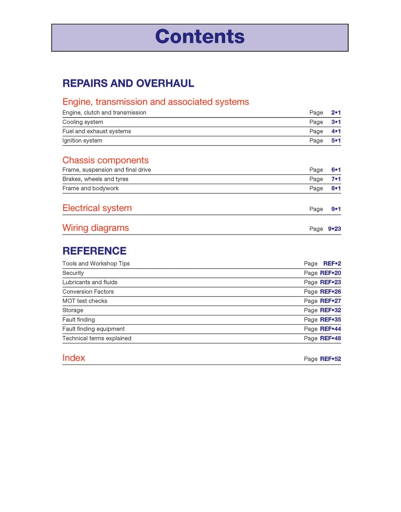 Yamaha FZS1000 Fazer (2001-2005) Haynes Repair Manual