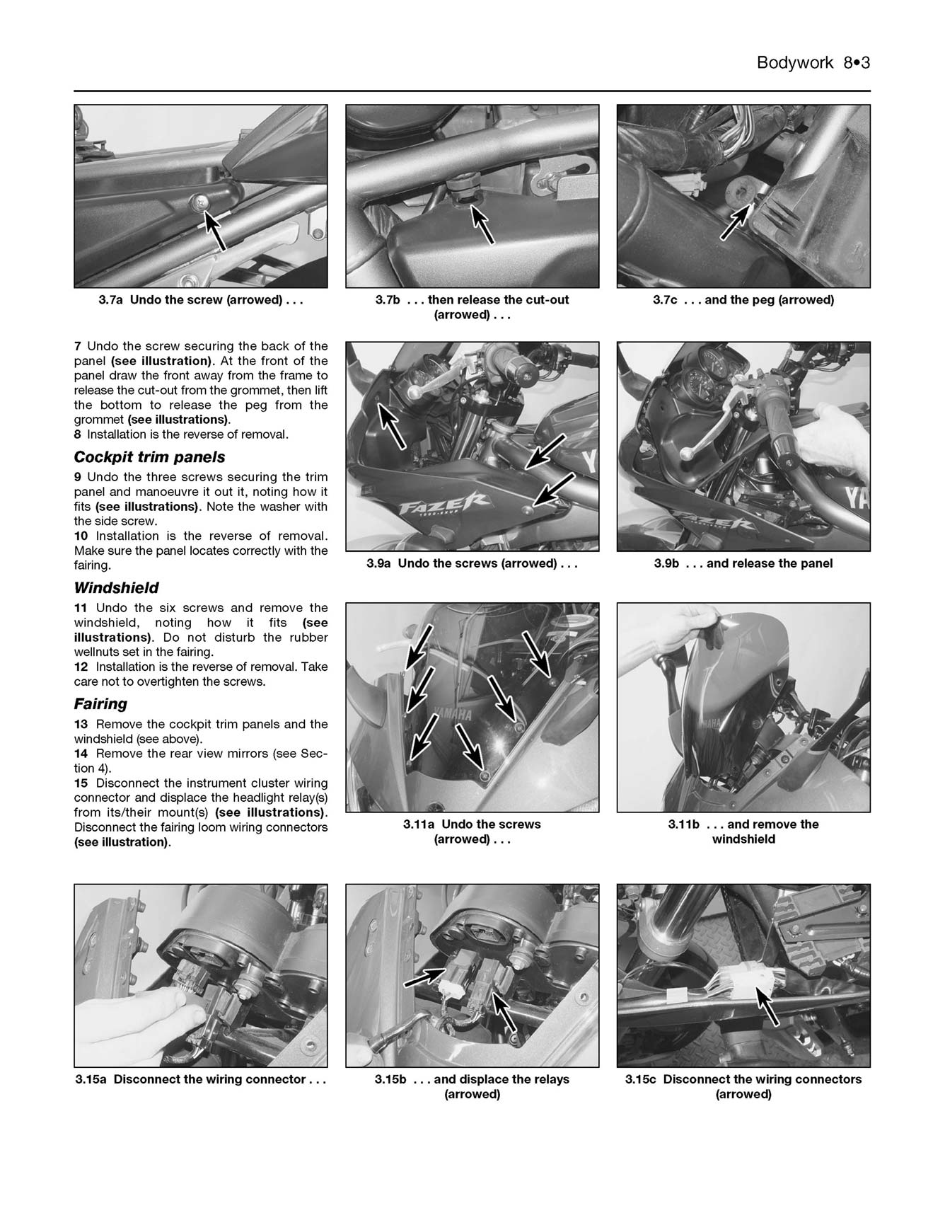 Yamaha FZS1000 Fazer (2001-2005) Haynes Repair Manual