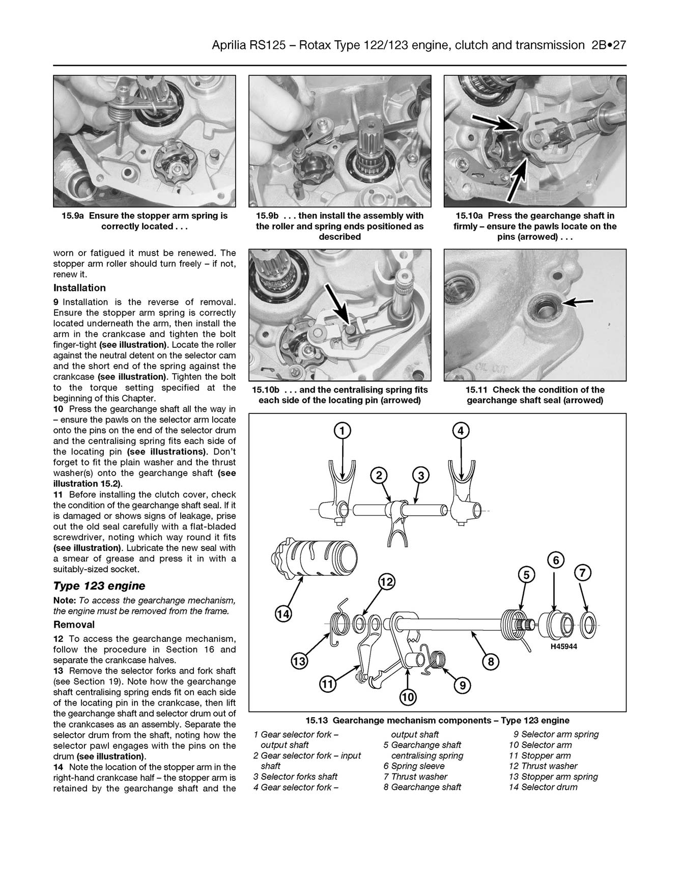 Aprilia RS50 (1999-2006) & RS125 (1993-2006) Haynes Repair Manual