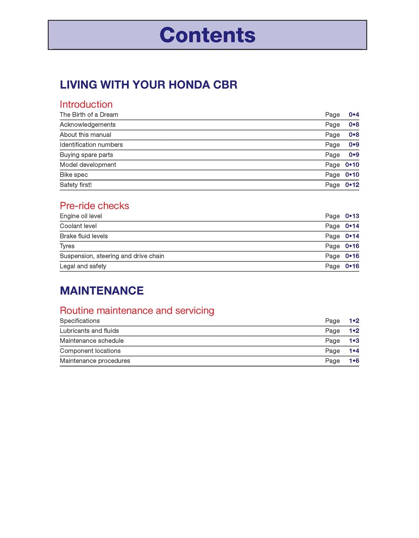 Honda CBR600RR (2003-2006) Haynes Repair Manual