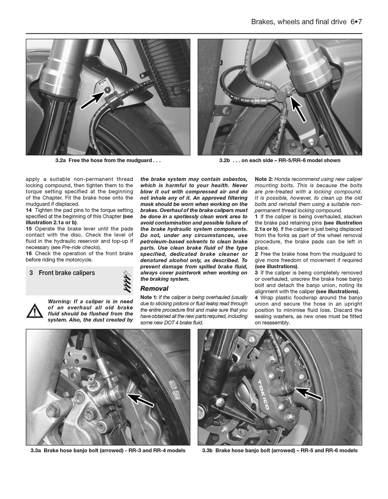 Honda CBR600RR (2003-2006) Haynes Repair Manual
