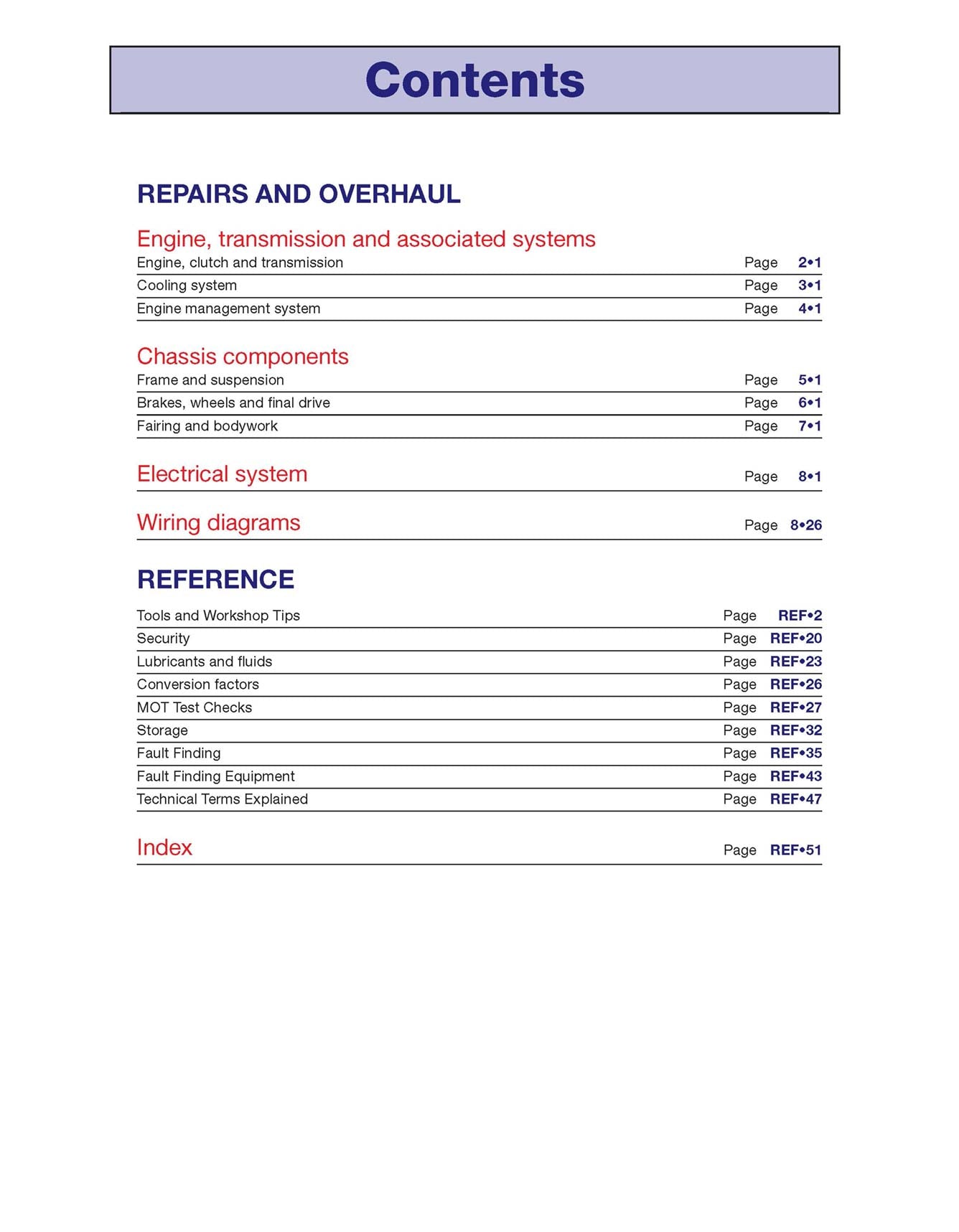 Honda CBR1000RR Fireblade (2004-2007) Haynes Repair Manual