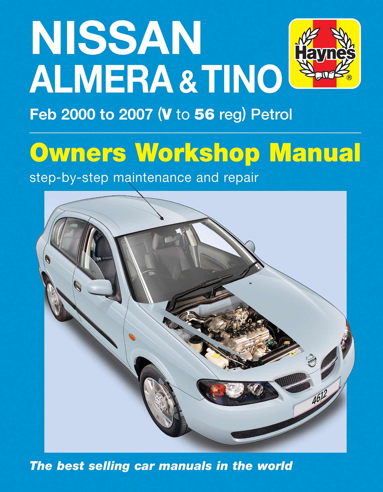 Nissan Almera & Tino Petrol (Feb 2000-2007) Haynes Repair Manual
