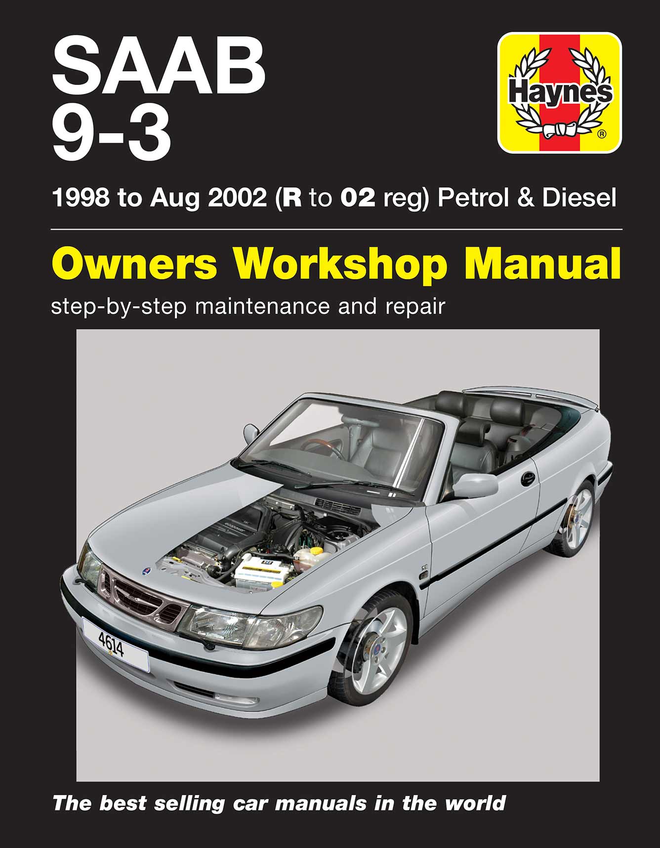 Saab 9-3 Petrol & Diesel (1998-Aug 2002) Haynes Repair Manual
