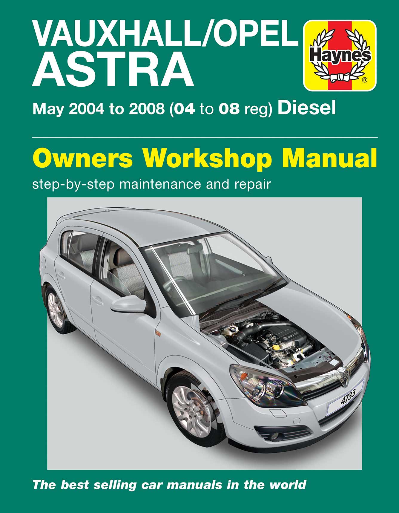 Vauxhall/Opel Astra Diesel (May 2004-2008) Haynes Repair Manual