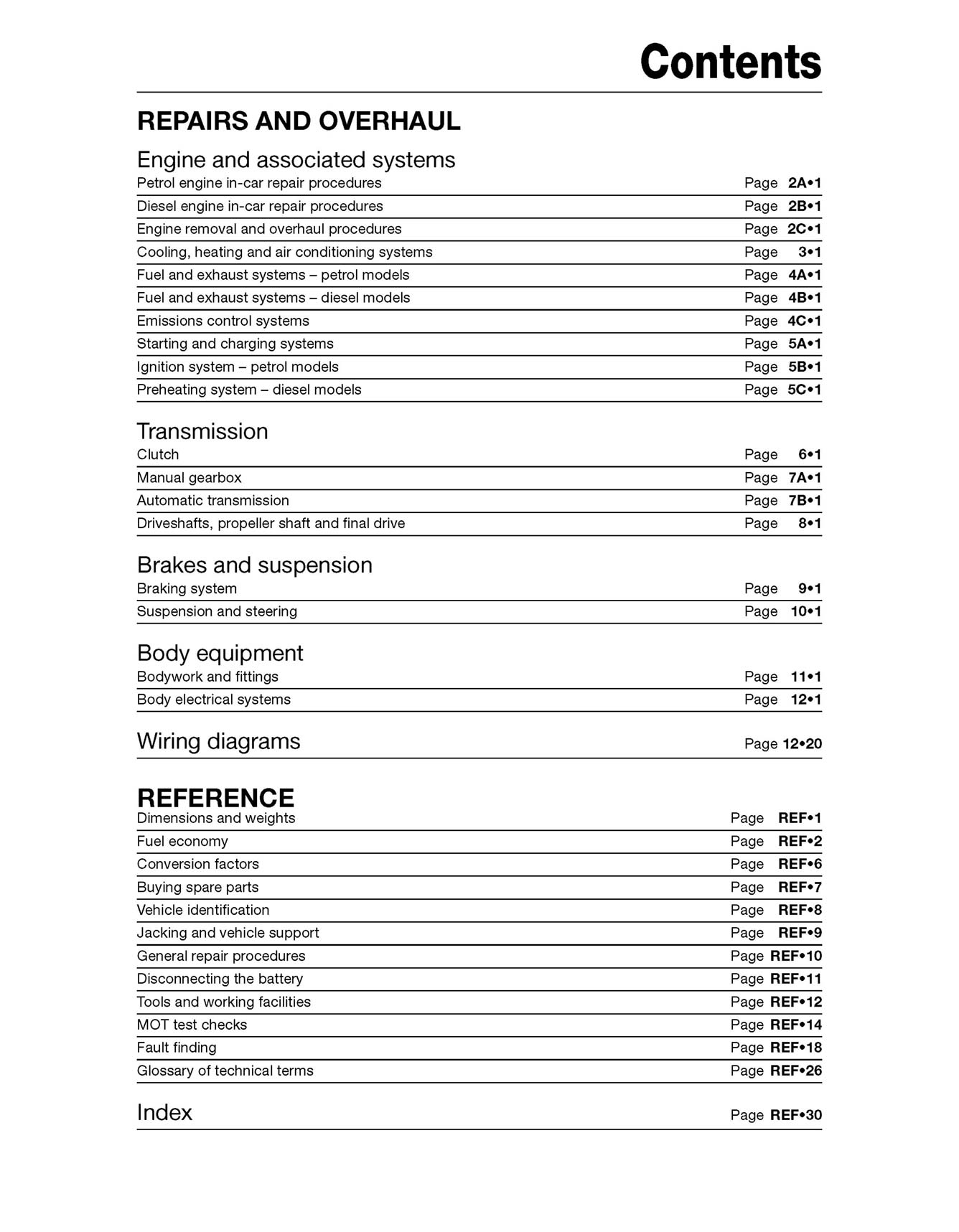 Honda CR-V Petrol & Diesel (2002-2006) Haynes Repair Manual