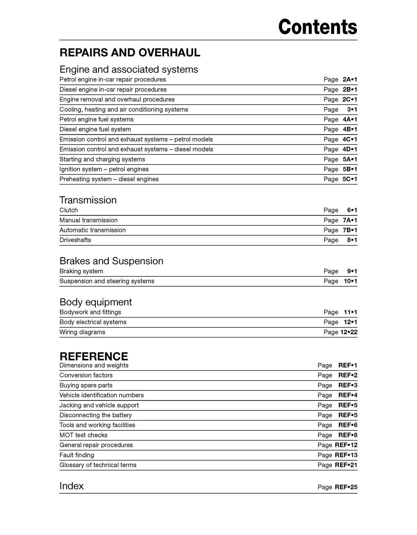 Mercedes-Benz A-Class Petrol & Diesel (1998-2004) Haynes Repair Manual