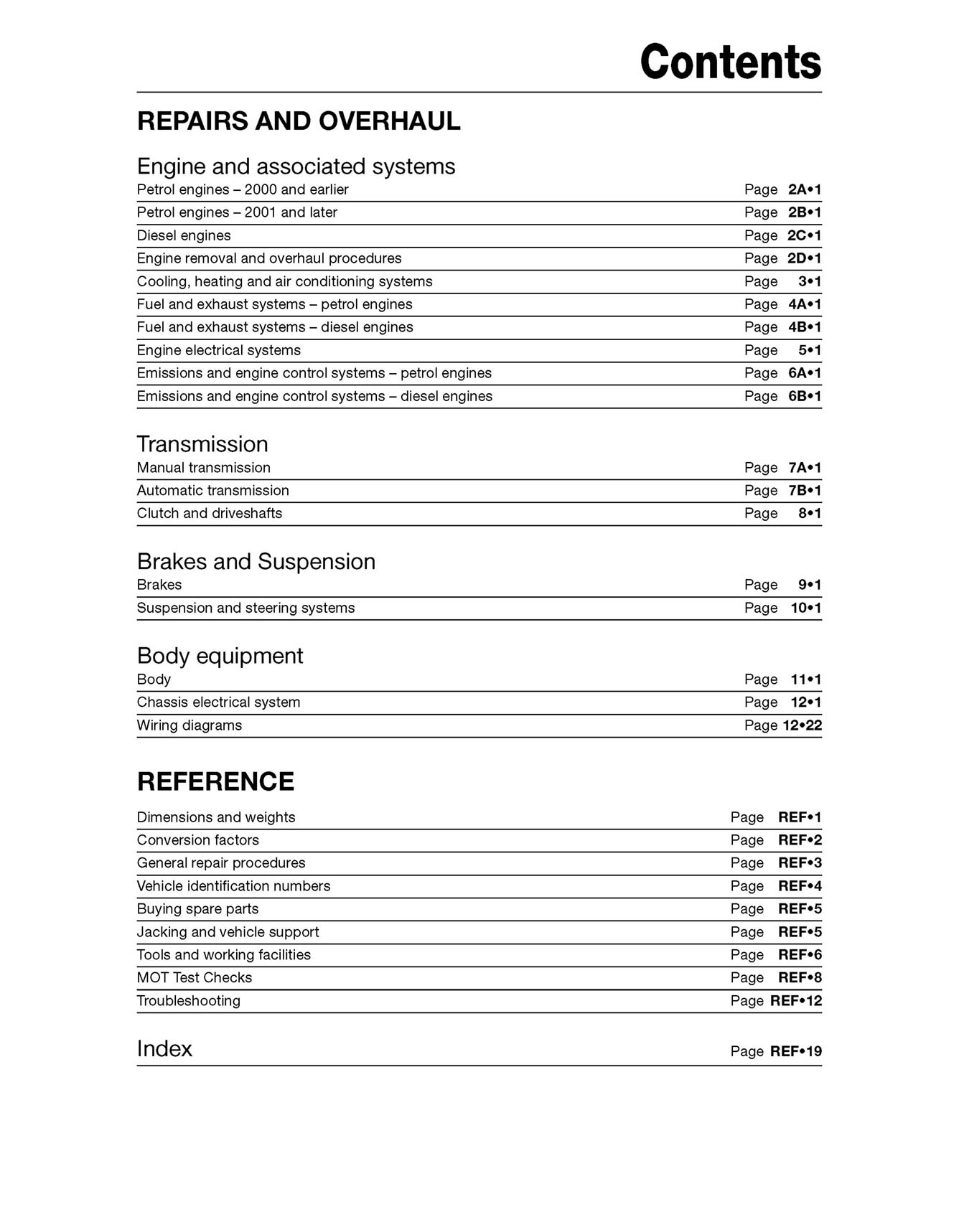 Toyota RAV4 Petrol & Diesel (1994-Jan 2006) Haynes Repair Manual