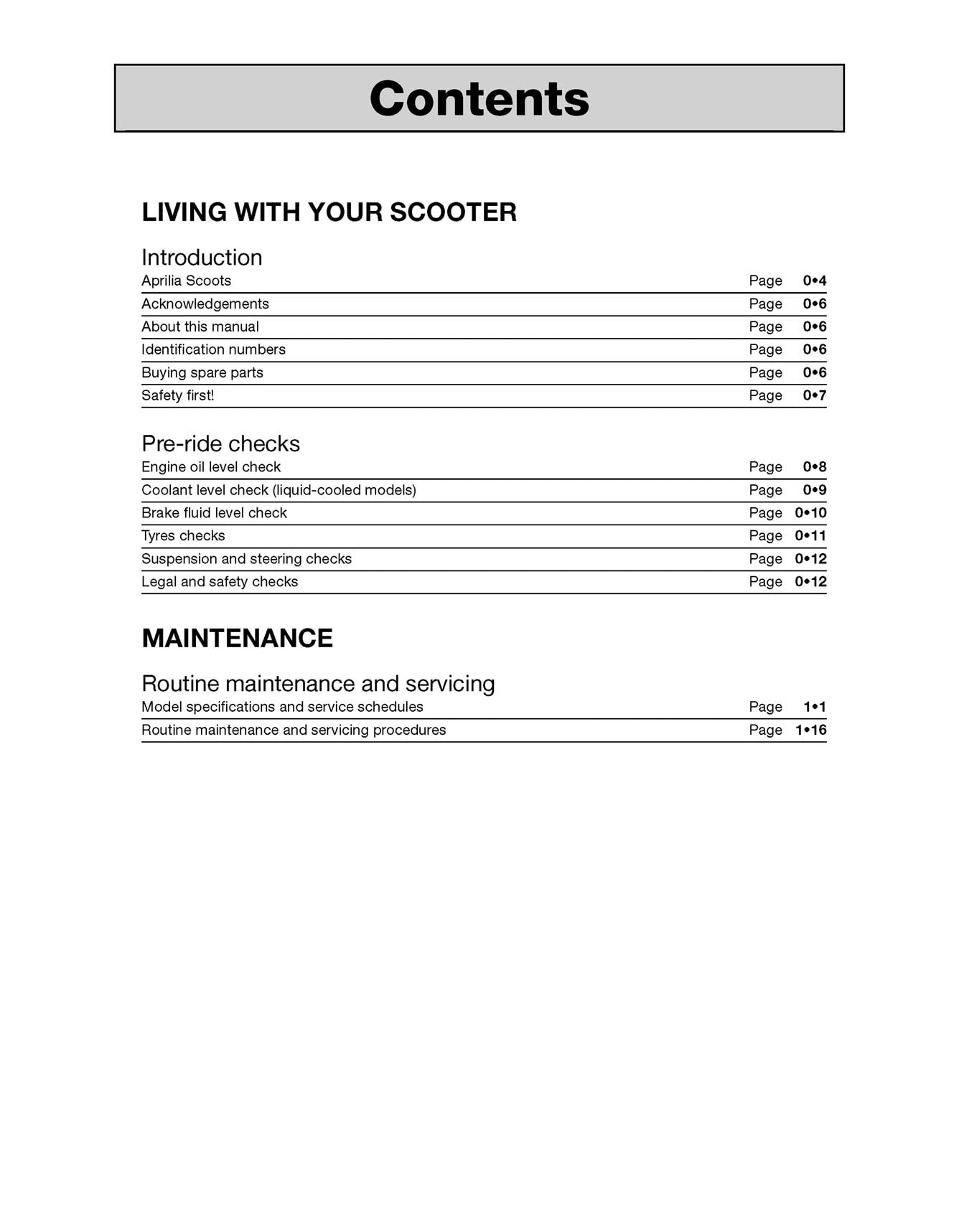 Aprilia SR50, Rally, Sonic & Habana/Mojito Scooters (1993-2009) Haynes Repair Manual