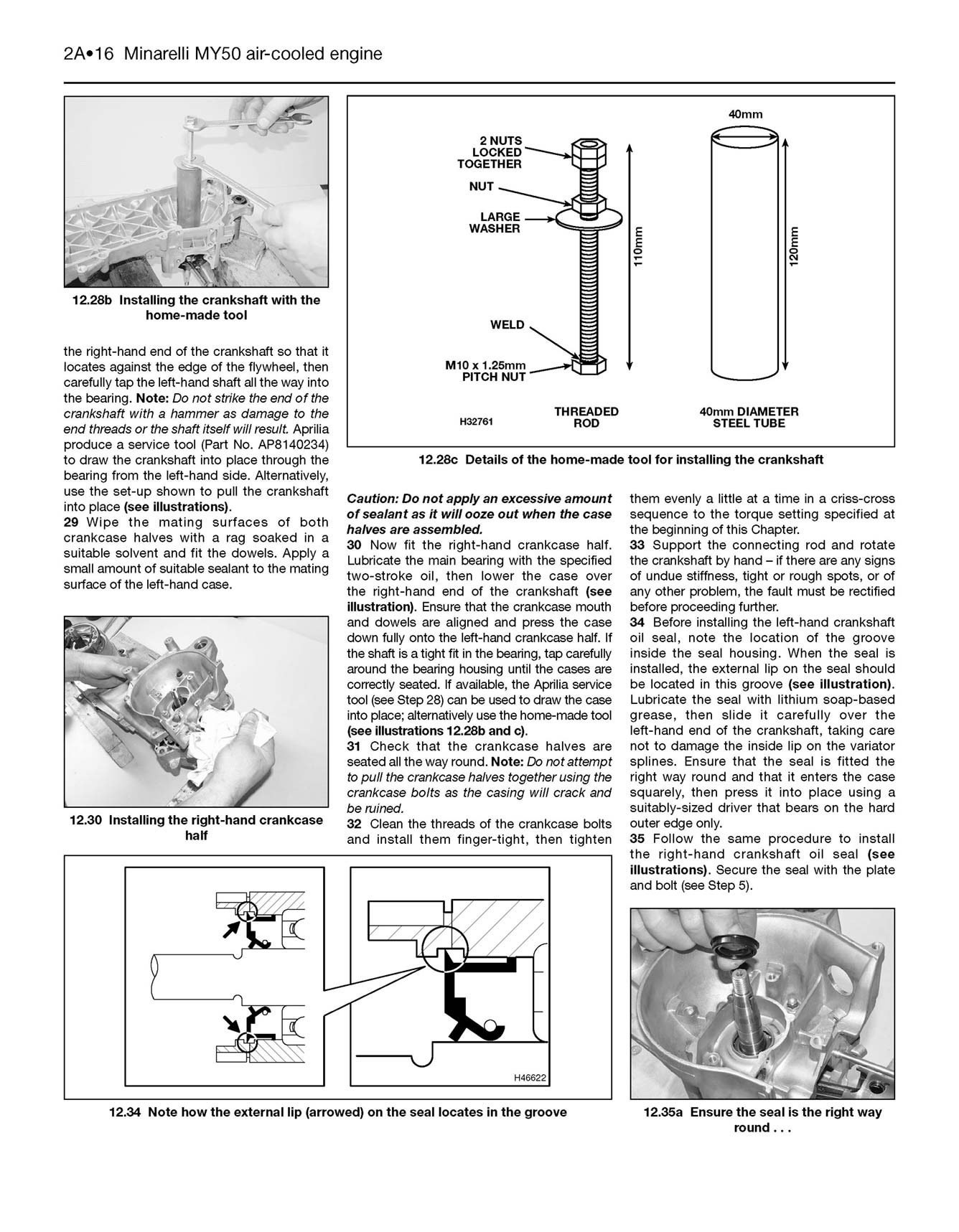 Aprilia SR50, Rally, Sonic & Habana/Mojito Scooters (1993-2009) Haynes Repair Manual
