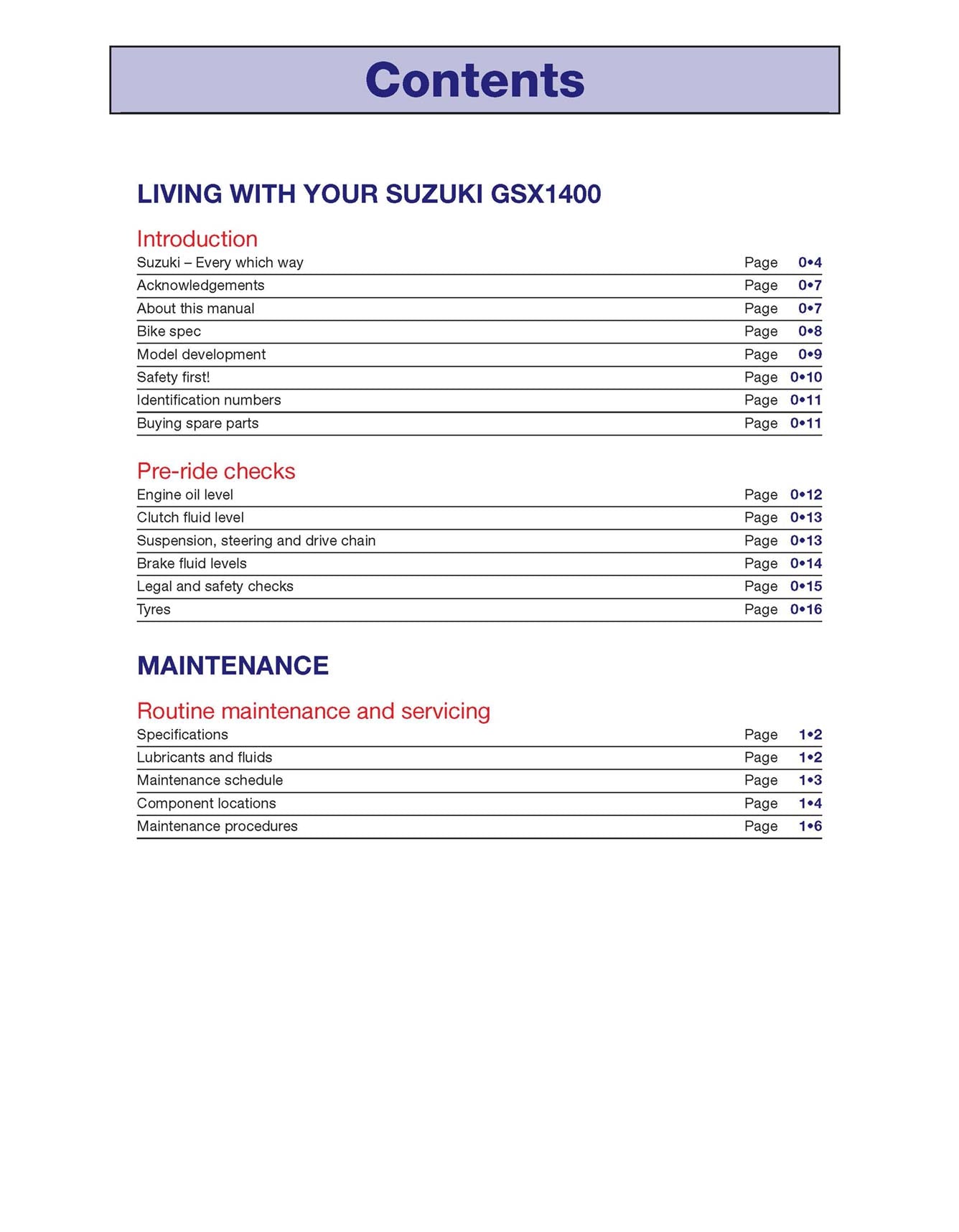 Suzuki GSX1400 (2002-2008) Haynes Repair Manual – Haynes Manuals