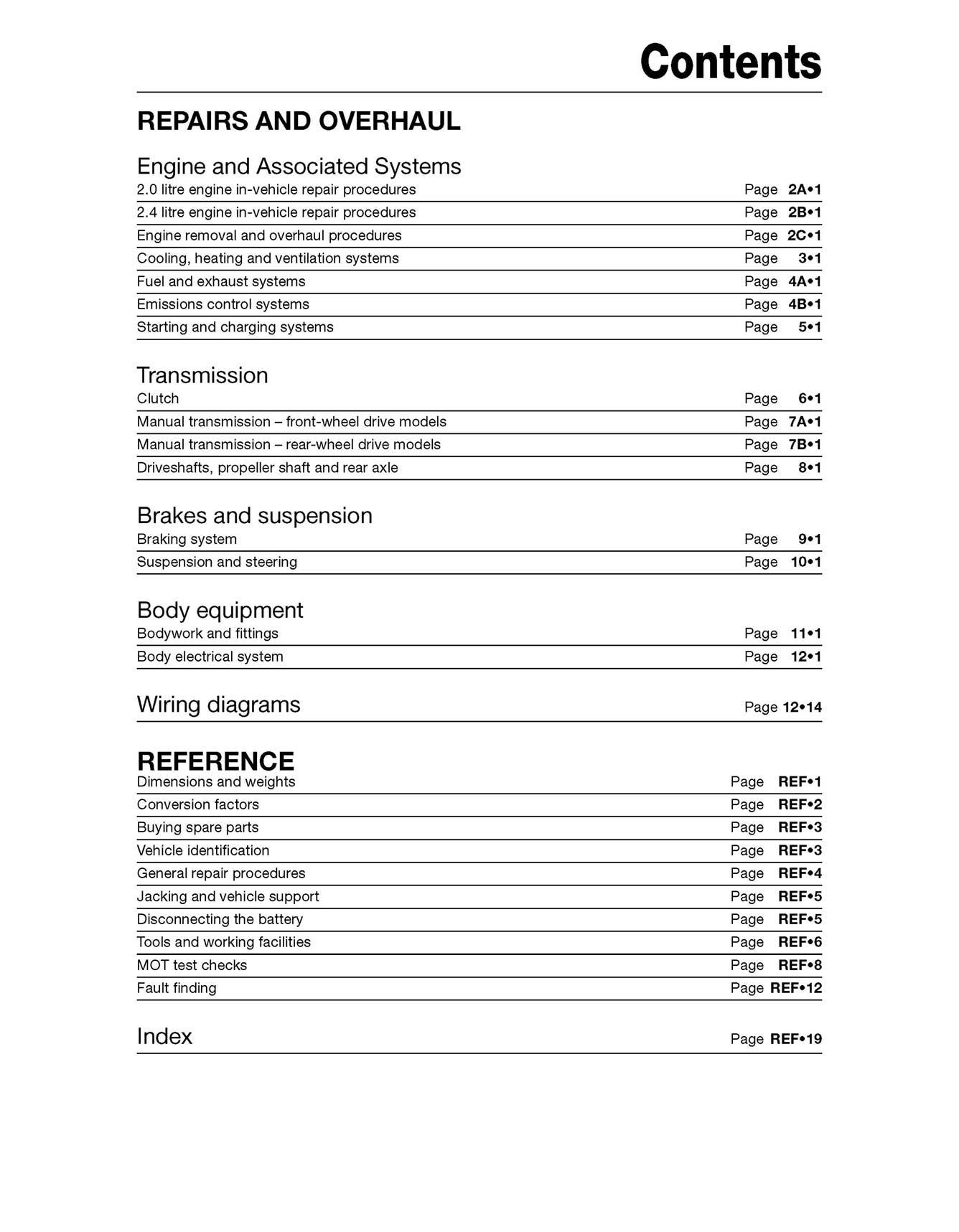 Ford Transit Diesel (Oct 2000-Oct 2006) Haynes Repair Manual
