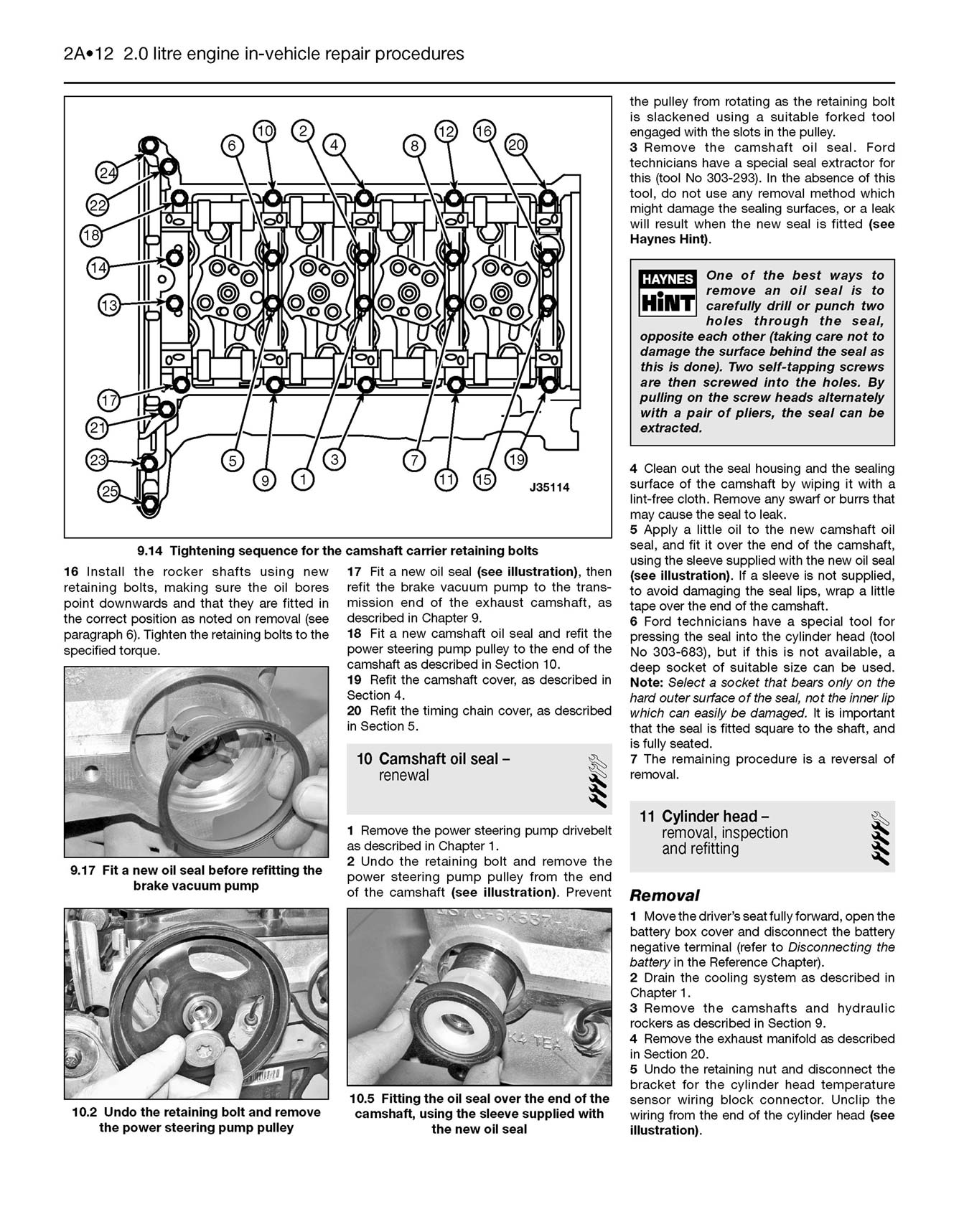 Ford Transit Diesel (Oct 2000-Oct 2006) Haynes Repair Manual