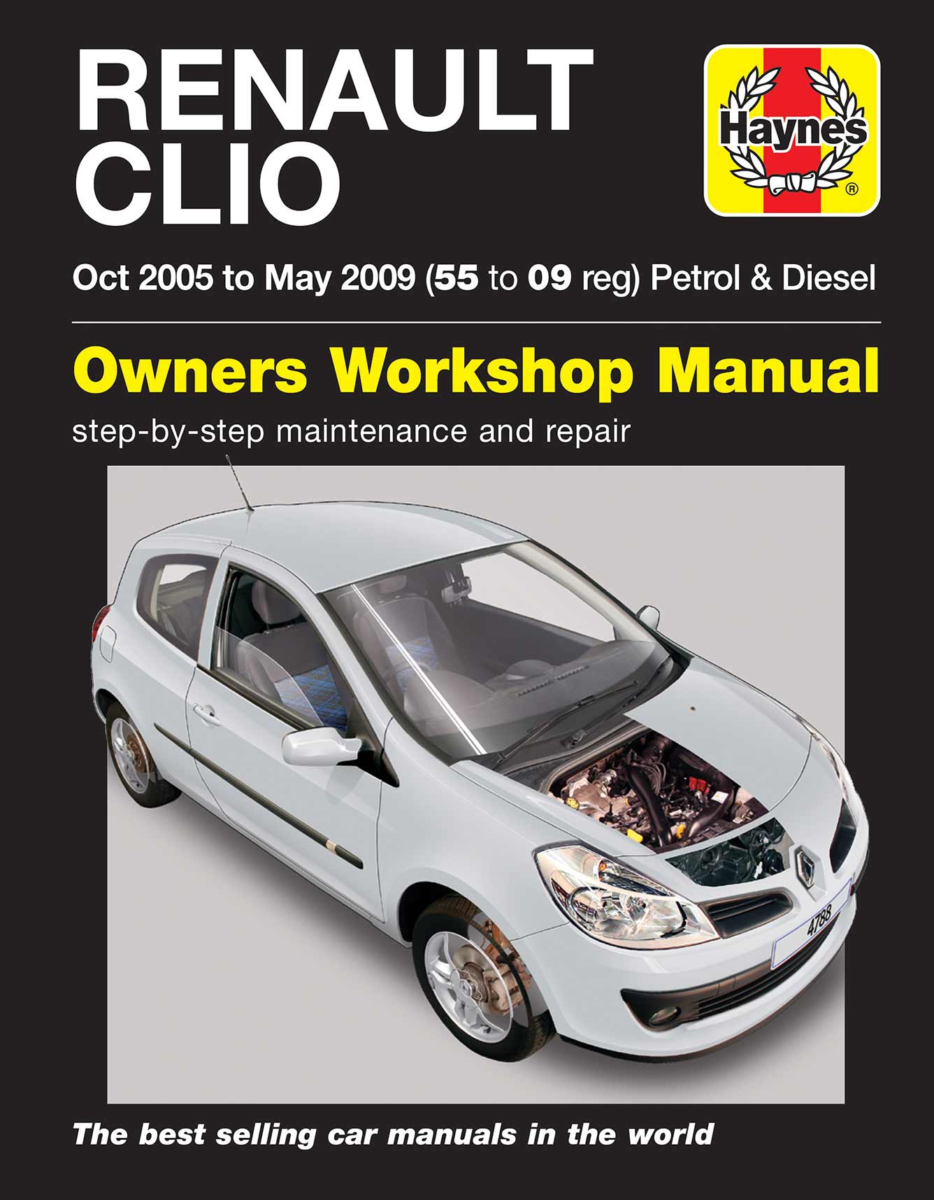 Renault Clio Petrol & Diesel (Oct 2005-May 2009) Haynes Repair Manual