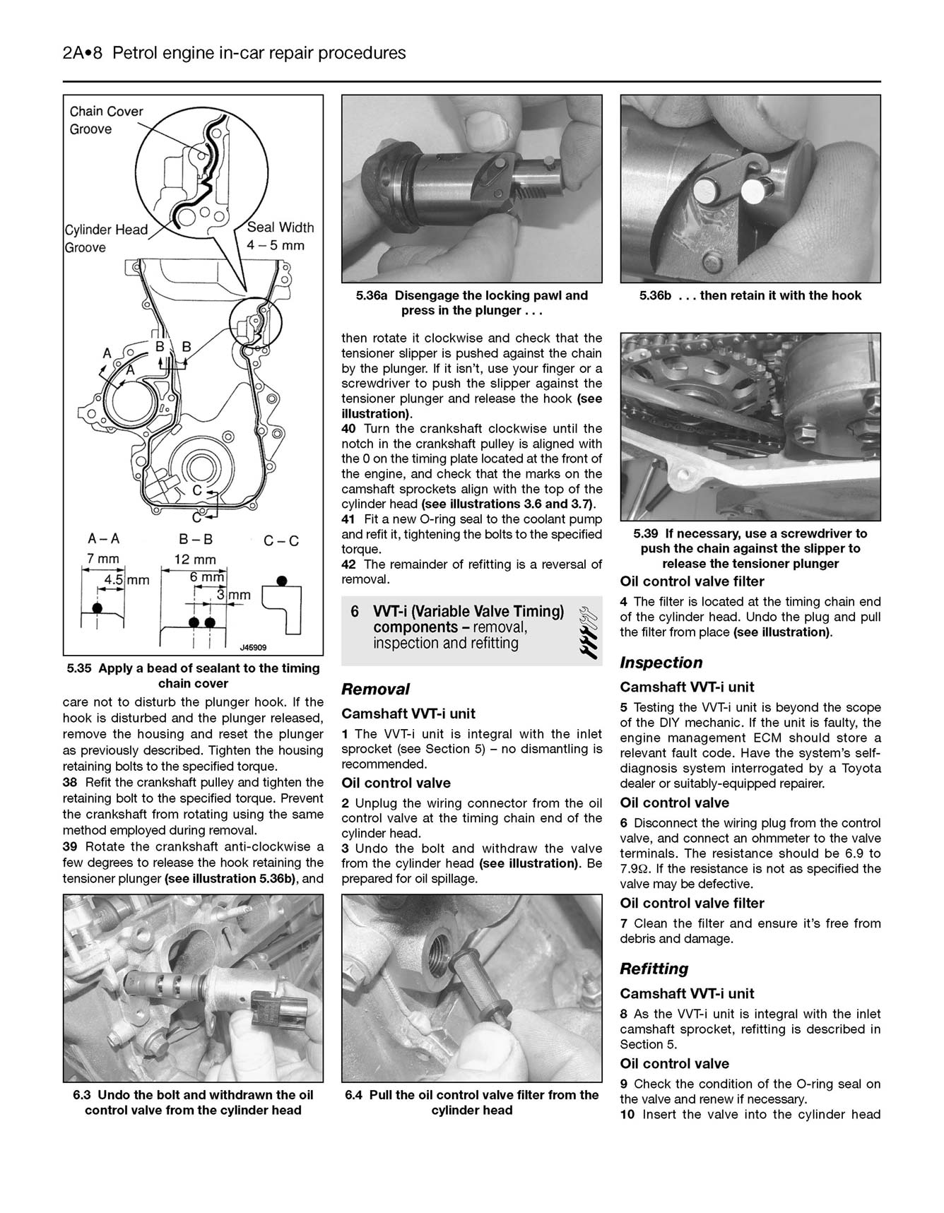 Toyota Corolla Petrol & Diesel (2002-Jan 2007) Haynes Repair Manual