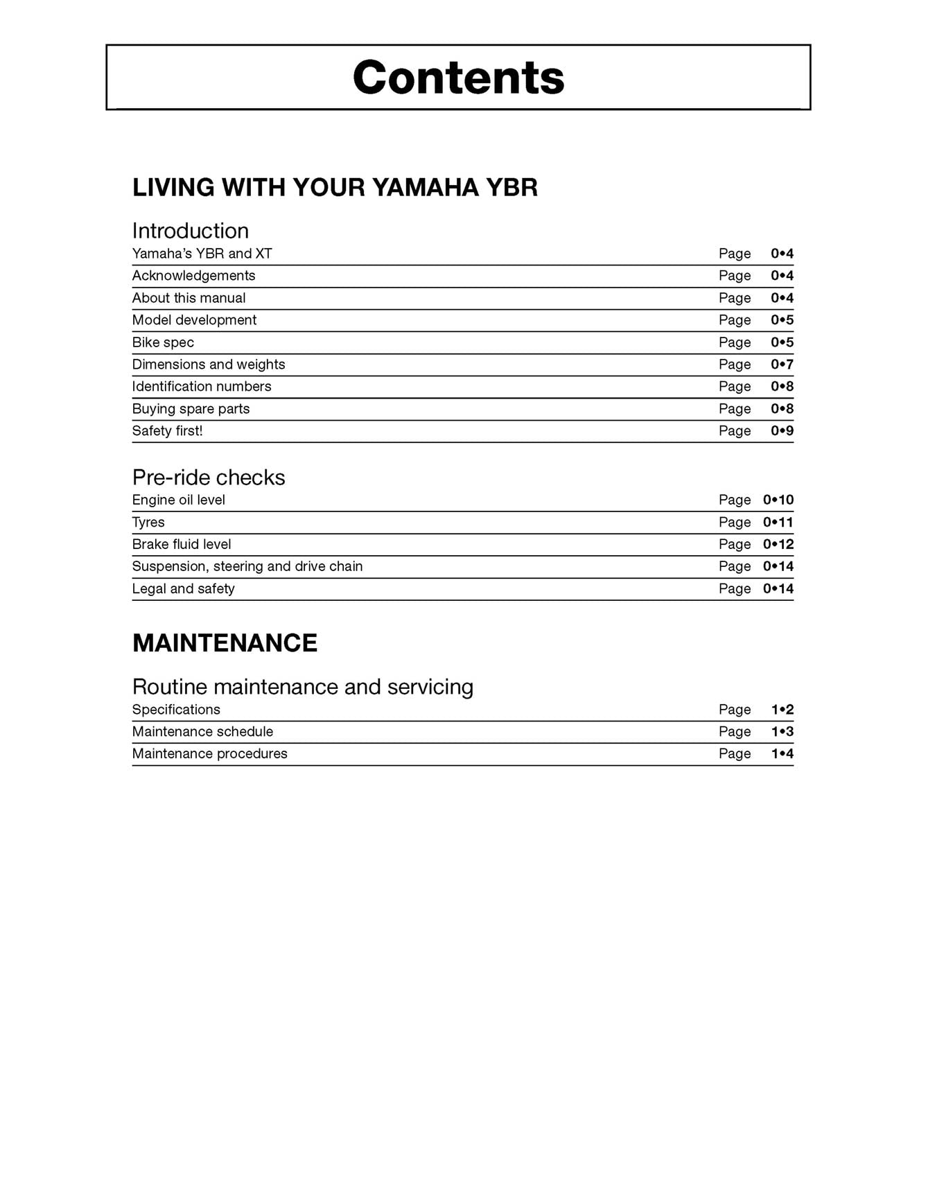 Yamaha YBR125 (2005-2016) & XT125R/X (2005-2009) Haynes Repair Manual