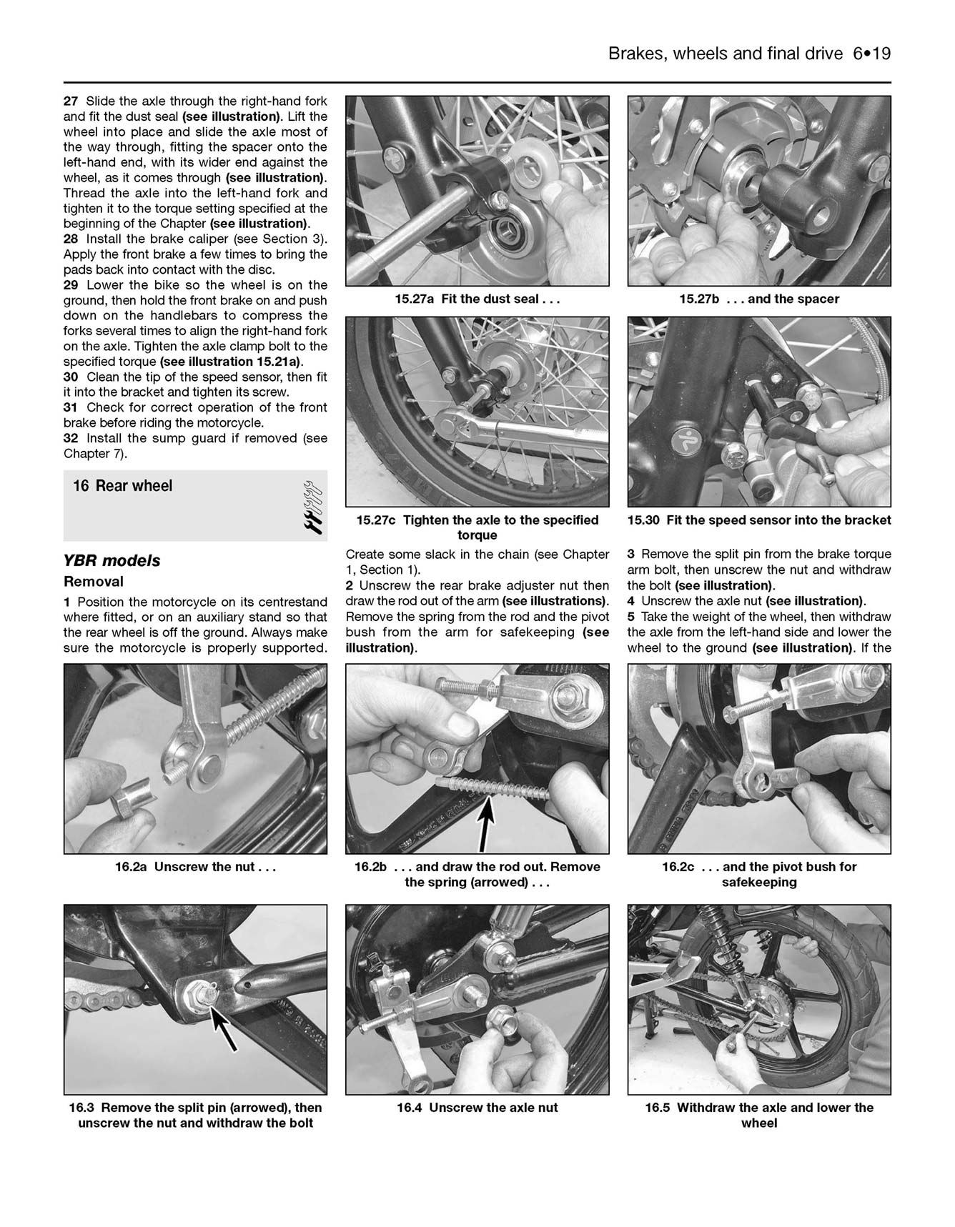 Yamaha YBR125 (2005-2016) & XT125R/X (2005-2009) Haynes Repair Manual