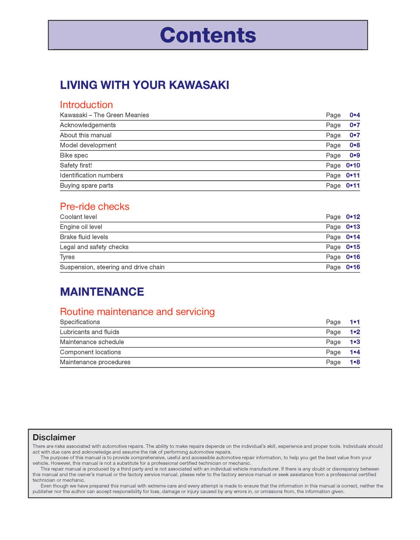 Kawasaki ER-6f & ER-6n (2006-2016) Haynes Repair Manual