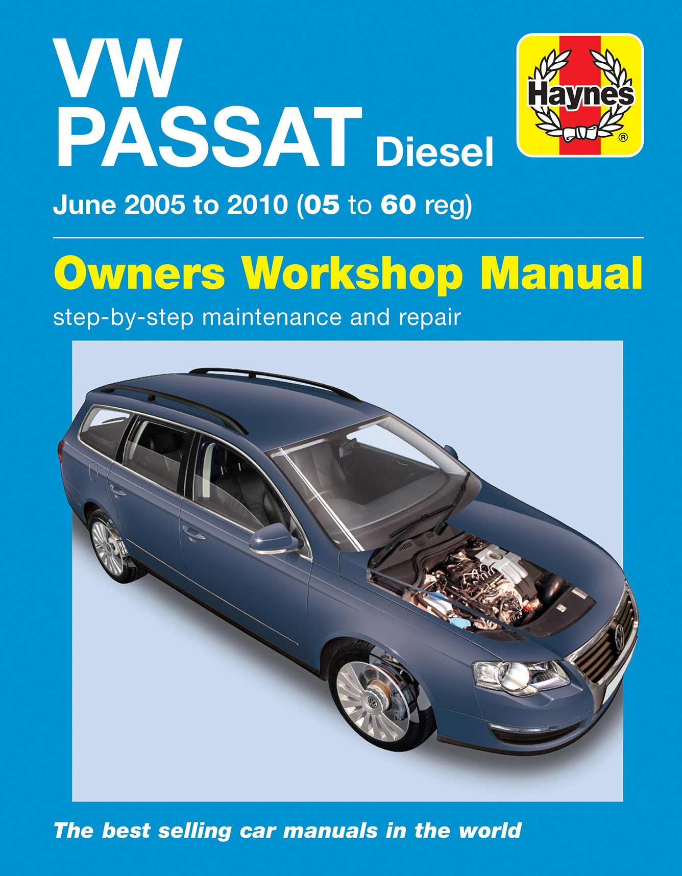 Volkswagen Passat Diesel (June 2005-2010) Haynes Repair Manual Printed Book Front Cover