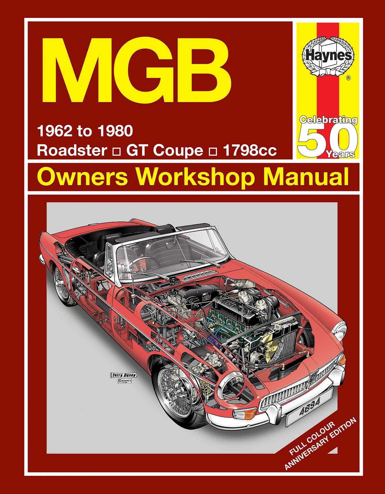 MGB 1962-1980 (classic reprint) Printed Book Front Cover