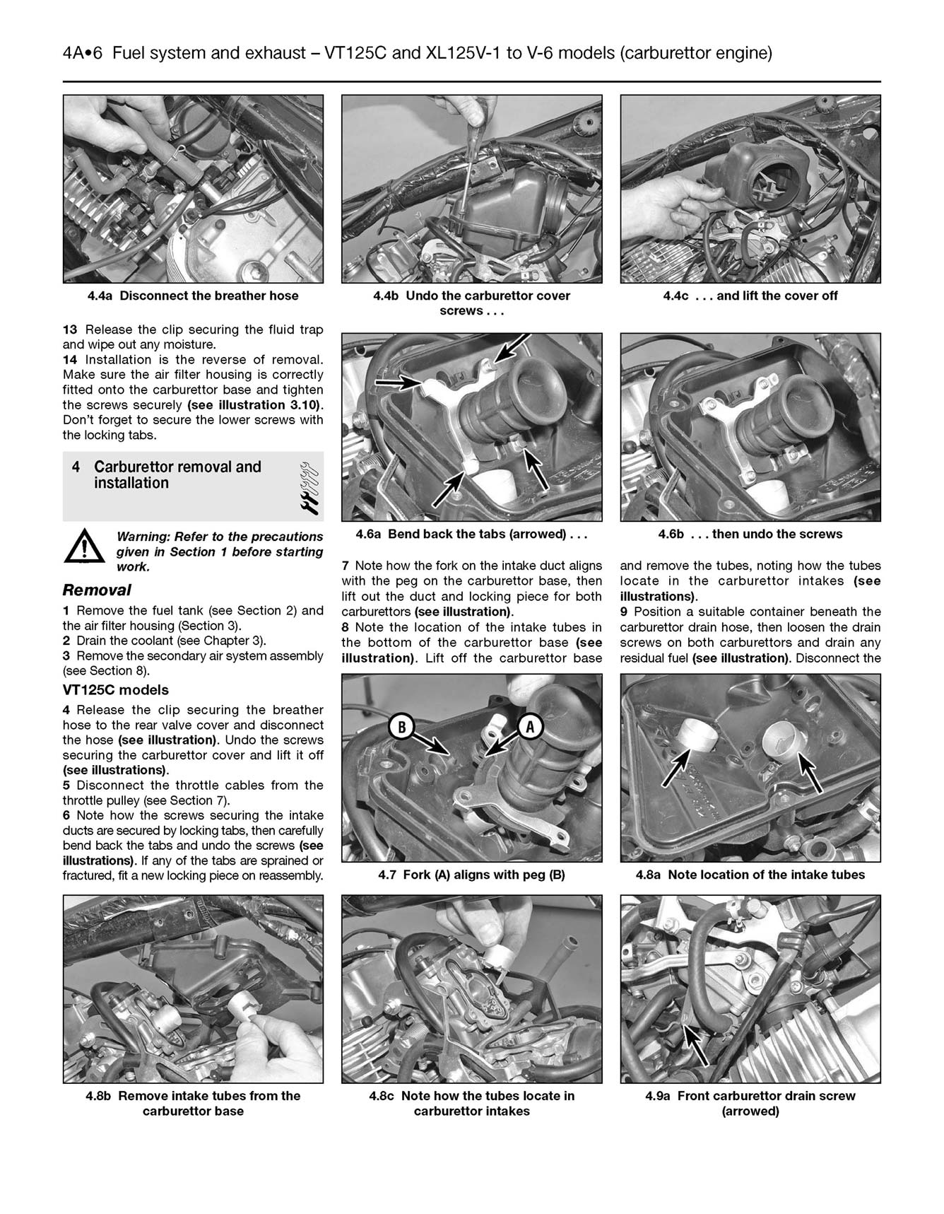 Honda XL125V & VT125C (1999-2014) Haynes Repair Manual