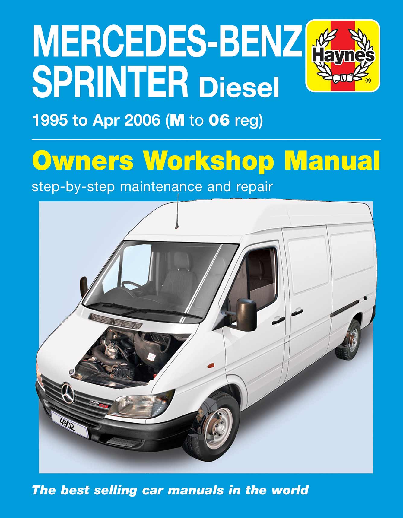 Mercedes-Benz Sprinter Diesel (1995-Apr 2006) Haynes Repair Manual Printed Book Front Cover