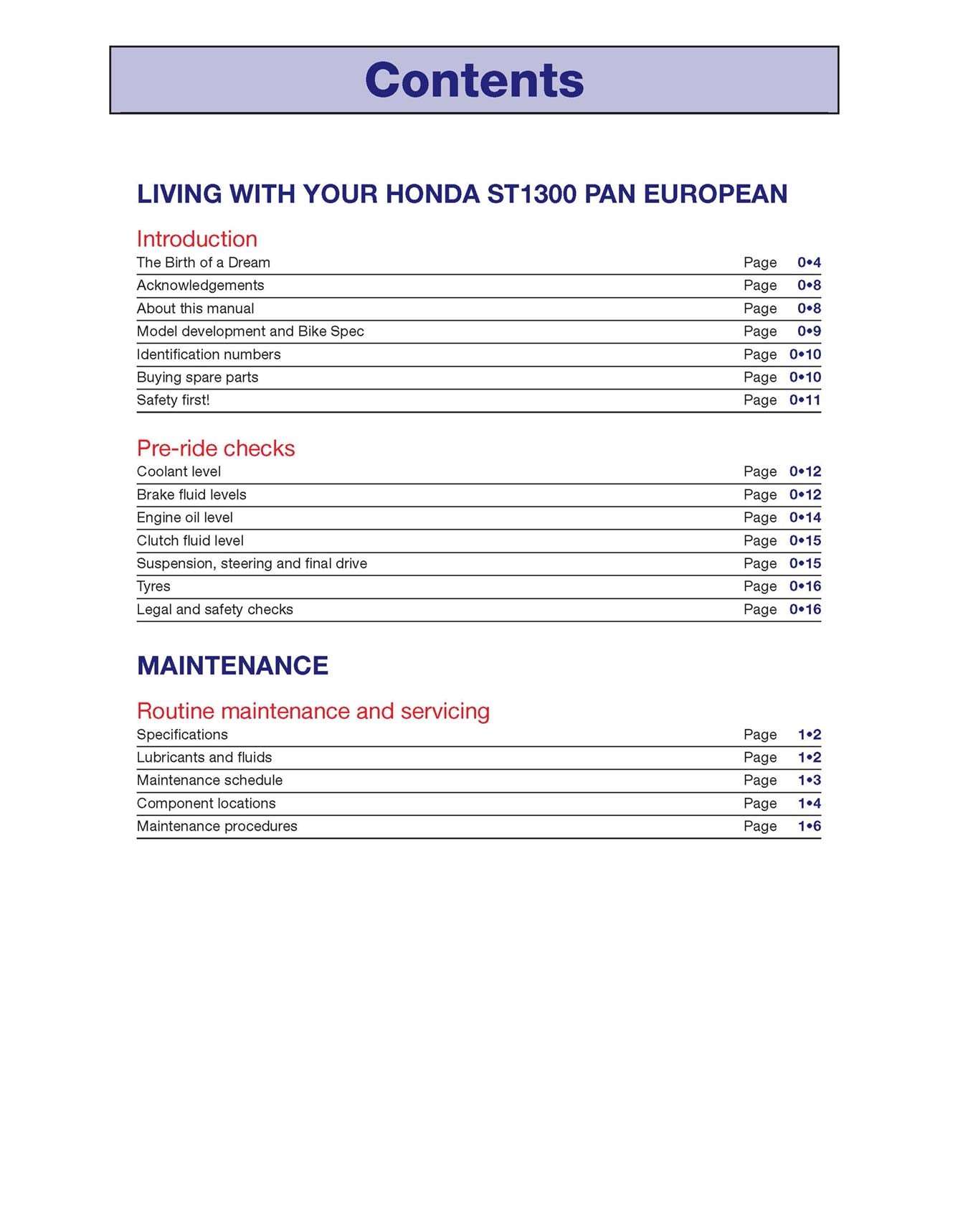 Honda ST1300 Pan European (2002-2011) Haynes Repair Manual