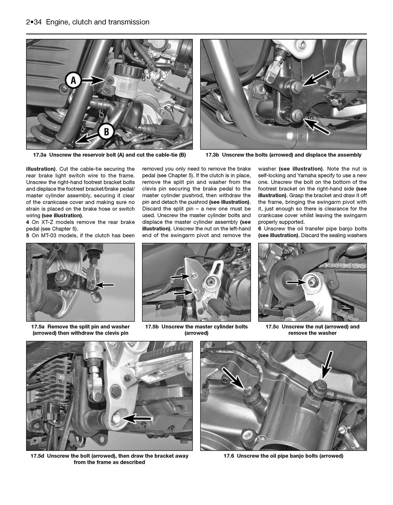 Yamaha XT660 & MT-03 (2004-2011) Haynes Repair Manual