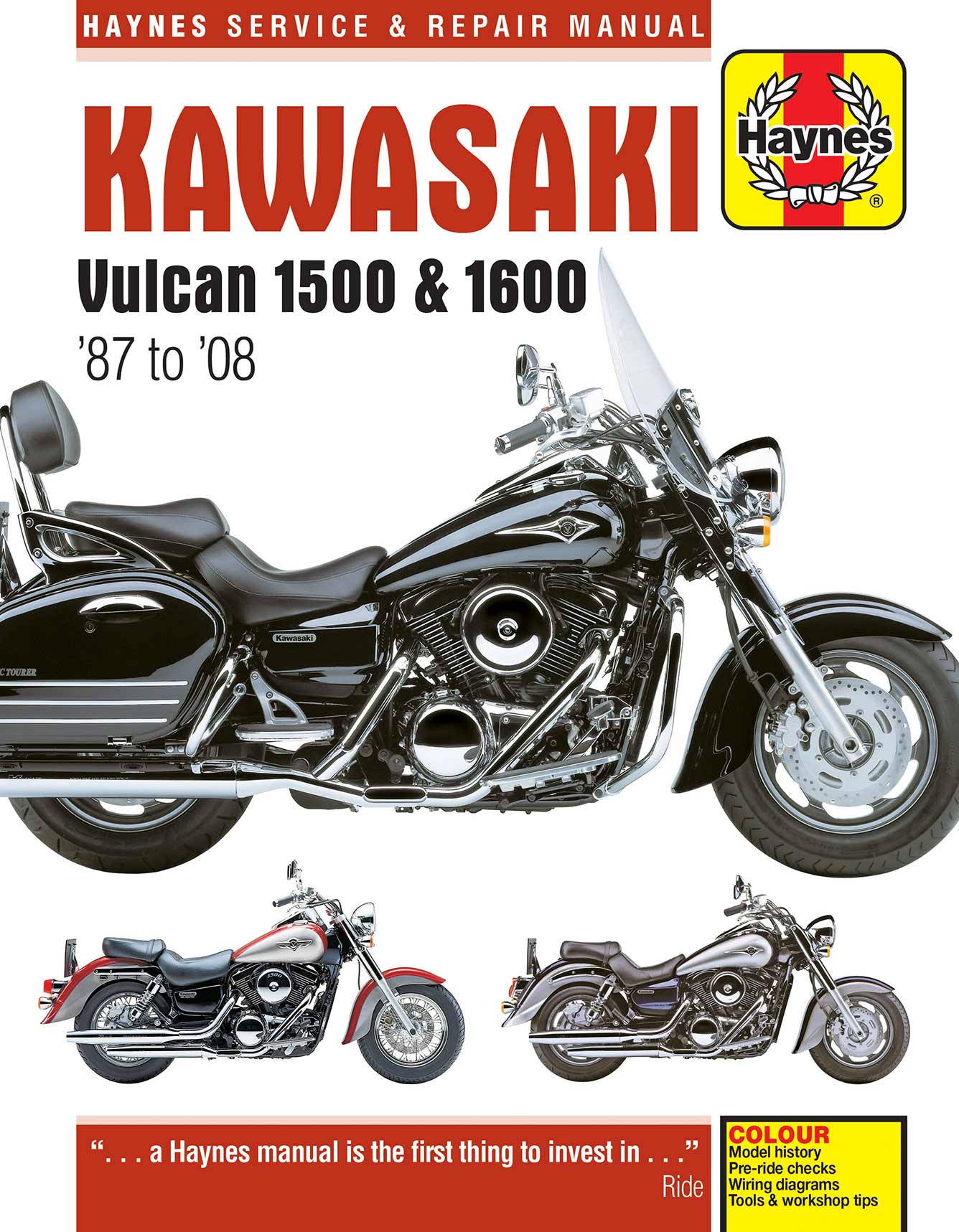 Kawasaki Vulcan 1500 & 1600 (1987-2008) Haynes Repair Manual