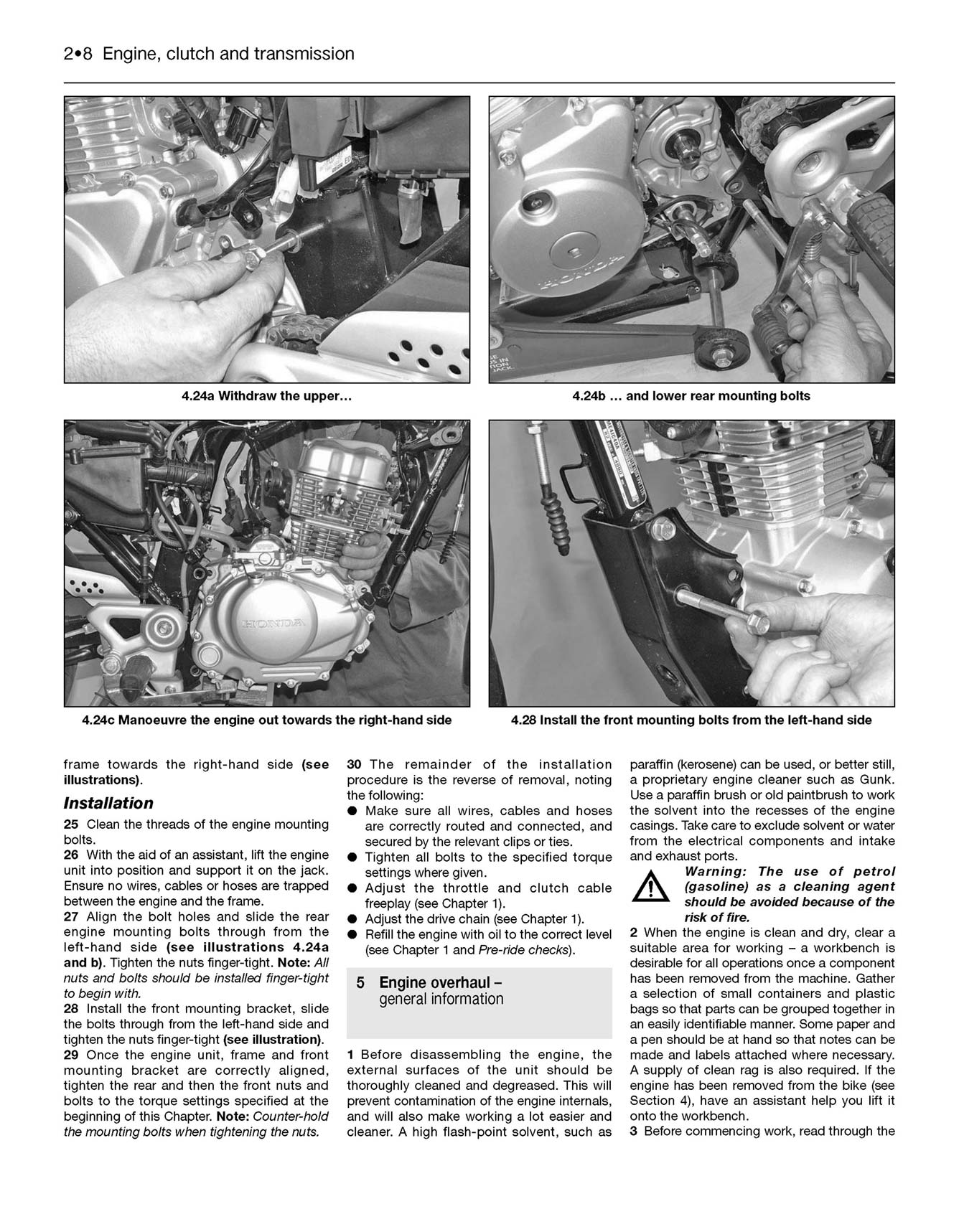 Honda CBF125 (2009-2017) Haynes Repair Manual