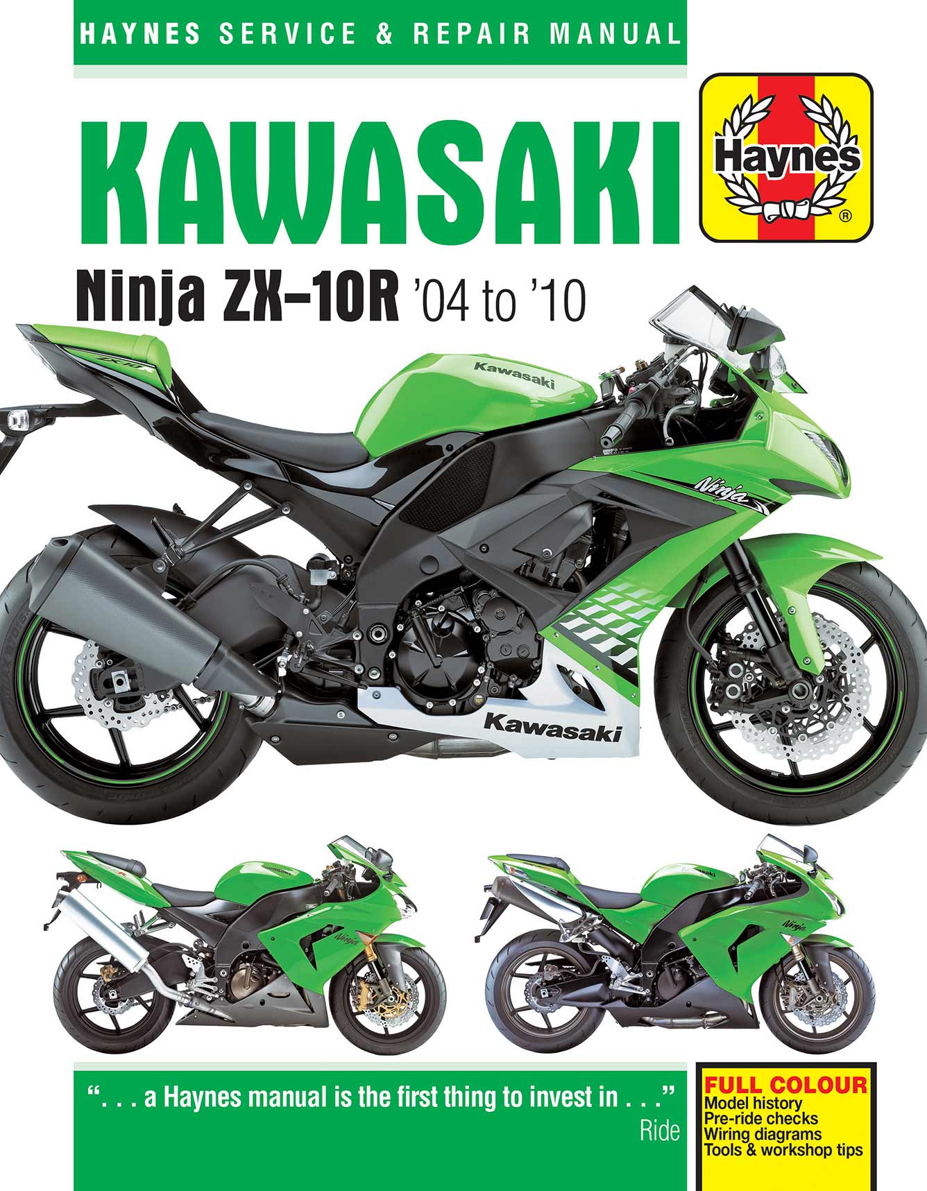 Kawasaki Ninja ZX-10R (2004-2010) Haynes Repair Manual