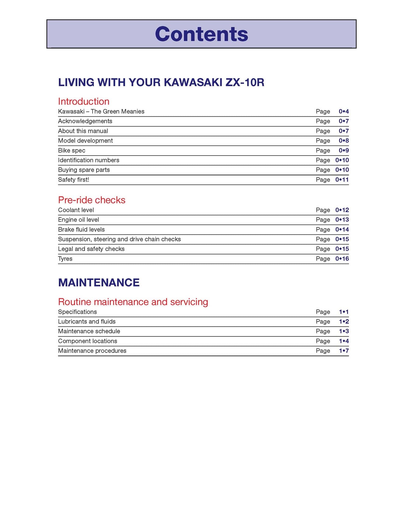 Kawasaki Ninja ZX-10R (2004-2010) Haynes Repair Manual