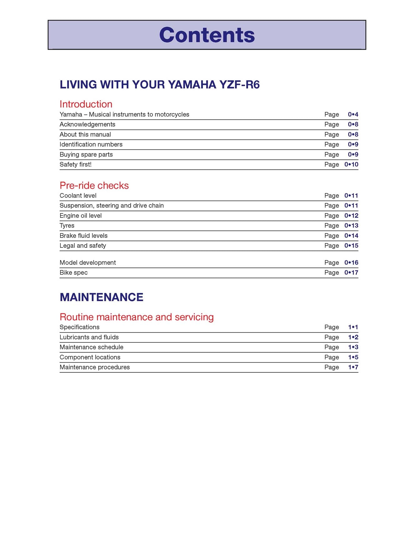 Yamaha YZF-R6 (2006-2013) Haynes Repair Manual