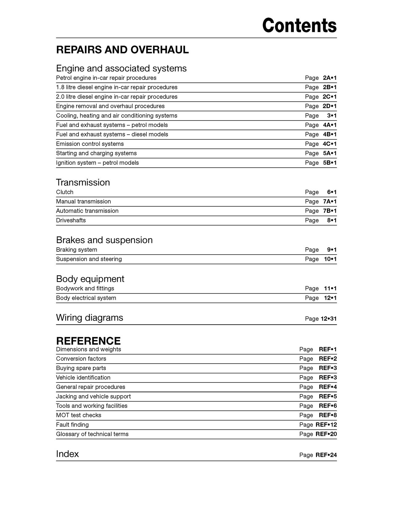 Ford Mondeo Petrol & Diesel (Apr 2007-2014) Haynes Repair Manual