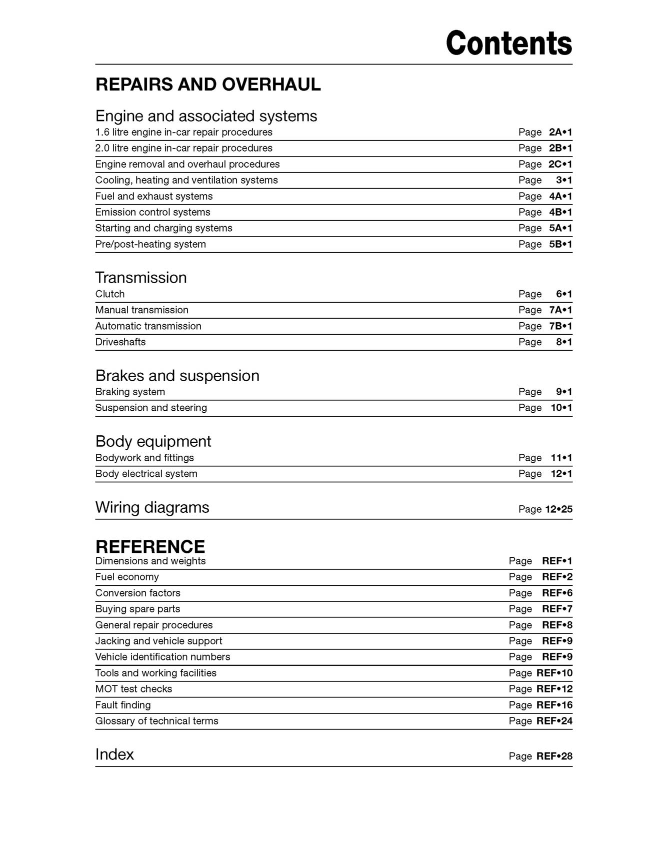 Peugeot 407 Diesel (2004-2011) Haynes Repair Manual