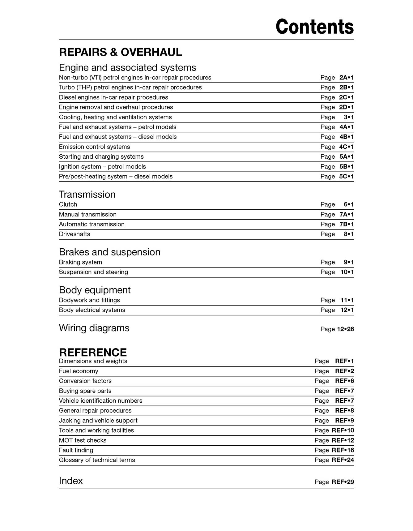Peugeot 308 Petrol & Diesel (2007-2012) Haynes Repair Manual