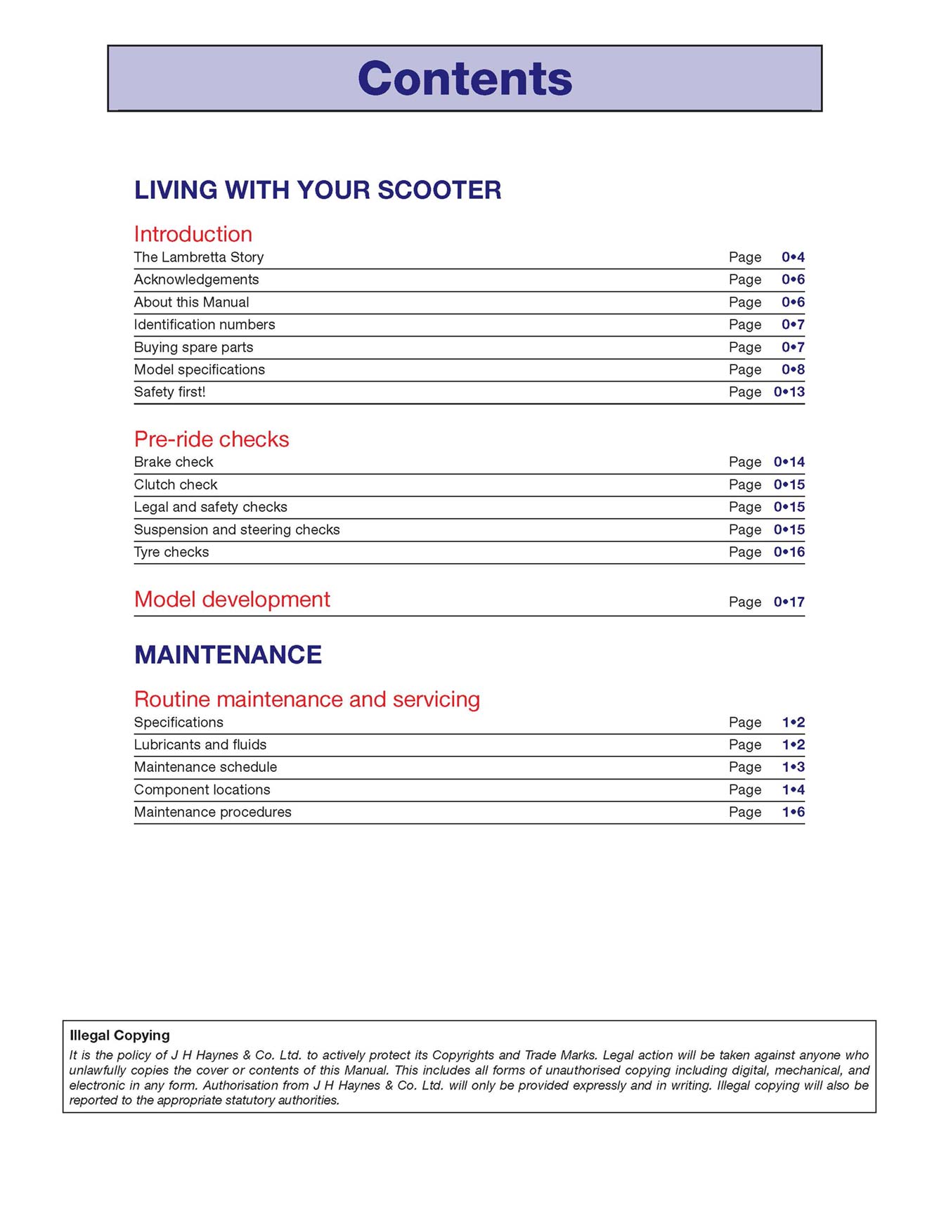 Lambretta Scooters (1958-2000) Haynes Repair Manual
