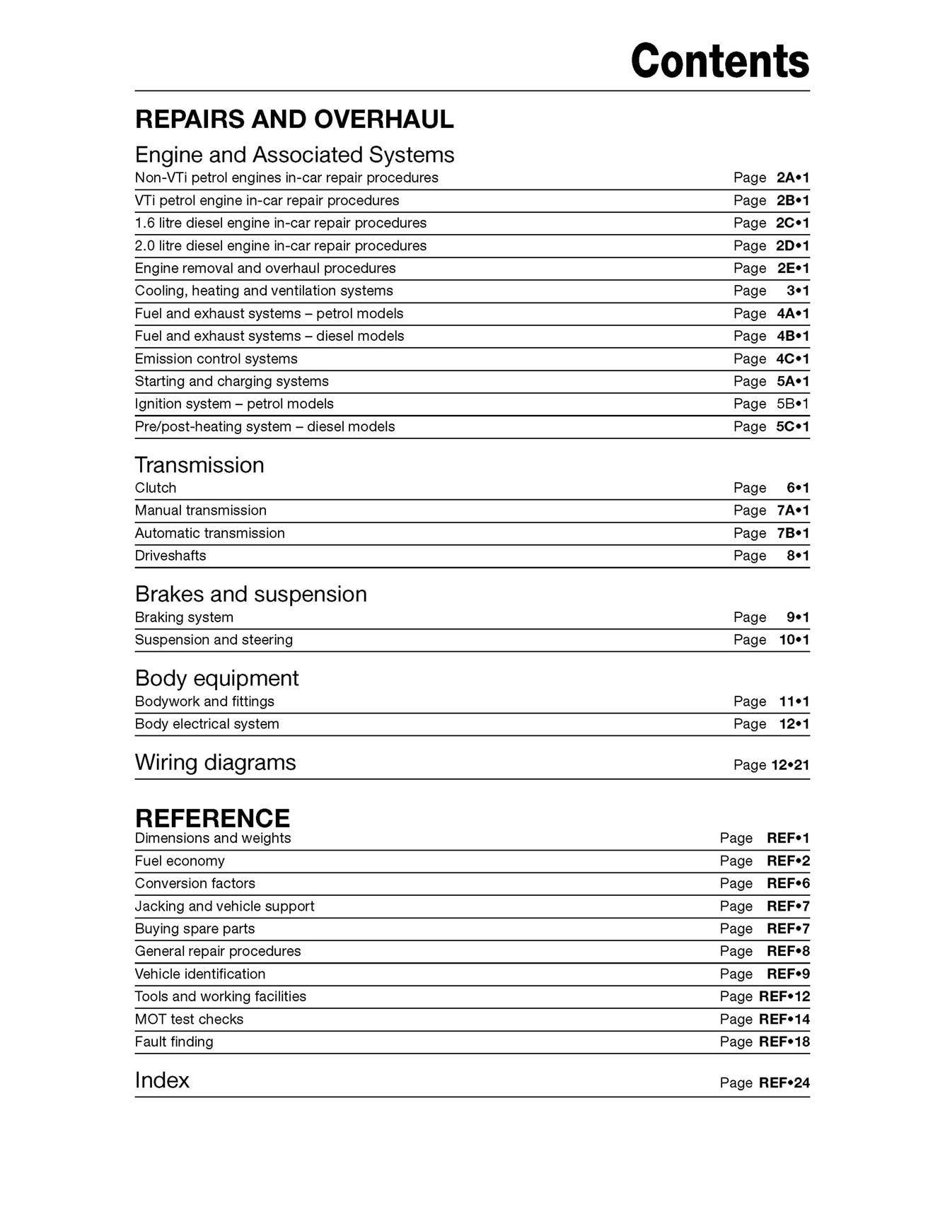 Citroen C4 Petrol & Diesel (2004-2010) Haynes Repair Manual