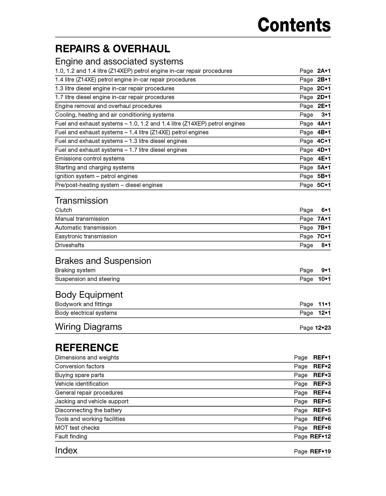 Vauxhall/Opel Corsa Petrol & Diesel (Oct 2000-Aug 2006) Haynes Repair Manual