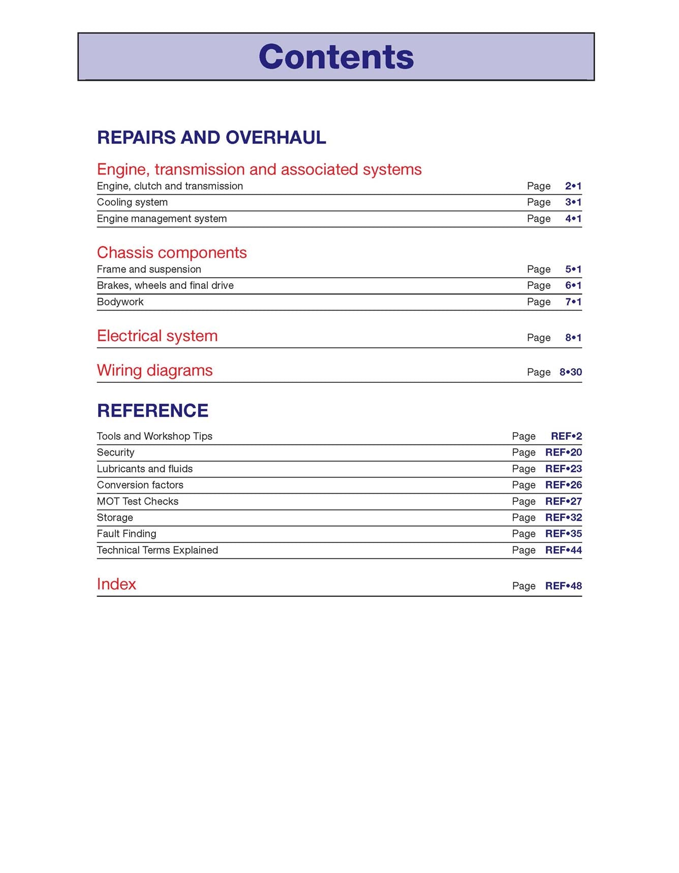 Yamaha FJR1300 (2001-2013) Haynes Repair Manual