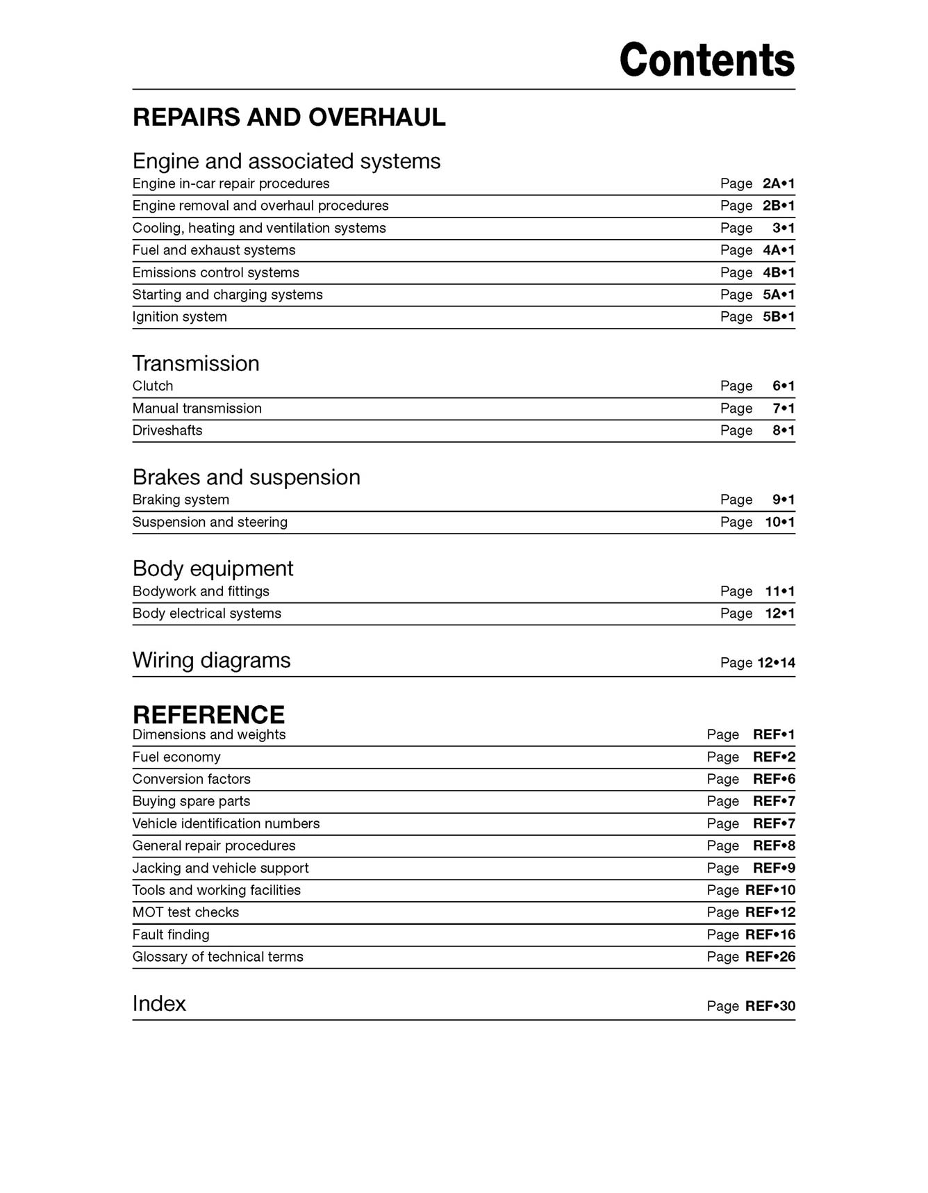 Ford Ka (2009-2016) Haynes Repair Manual
